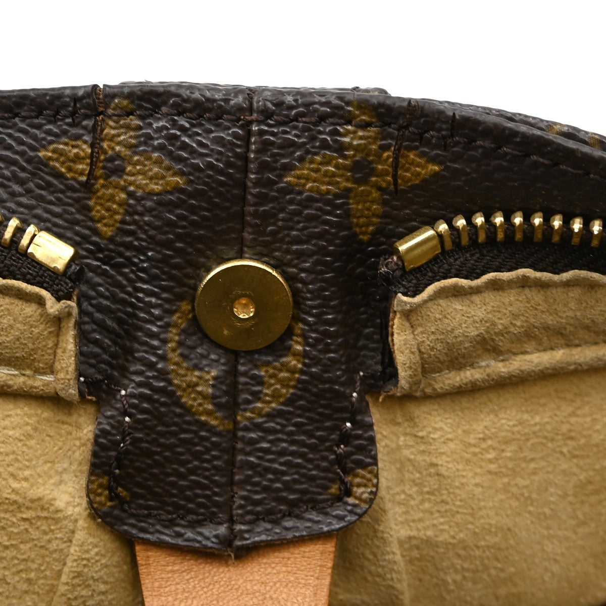 Louis Vuitton Looping Monogram Canvas Brown Canvas Handbag (Pre-Owned)