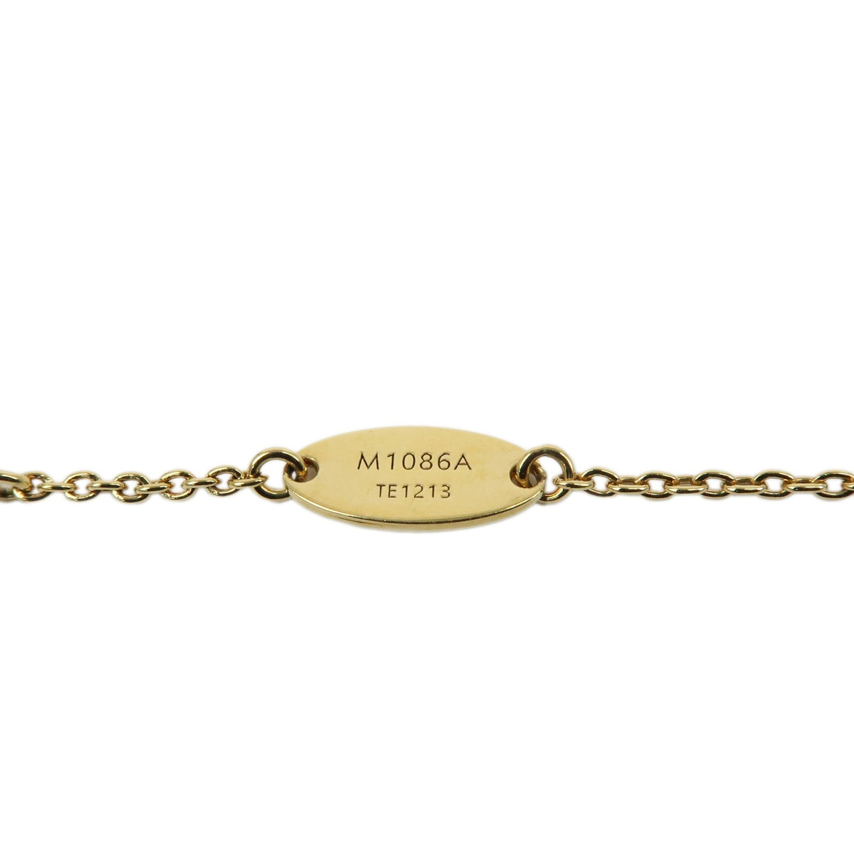 Louis Vuitton Lv Iconic Metal With Crystals Gold Metal Bracelet Jewelry (Pre-Owned)
