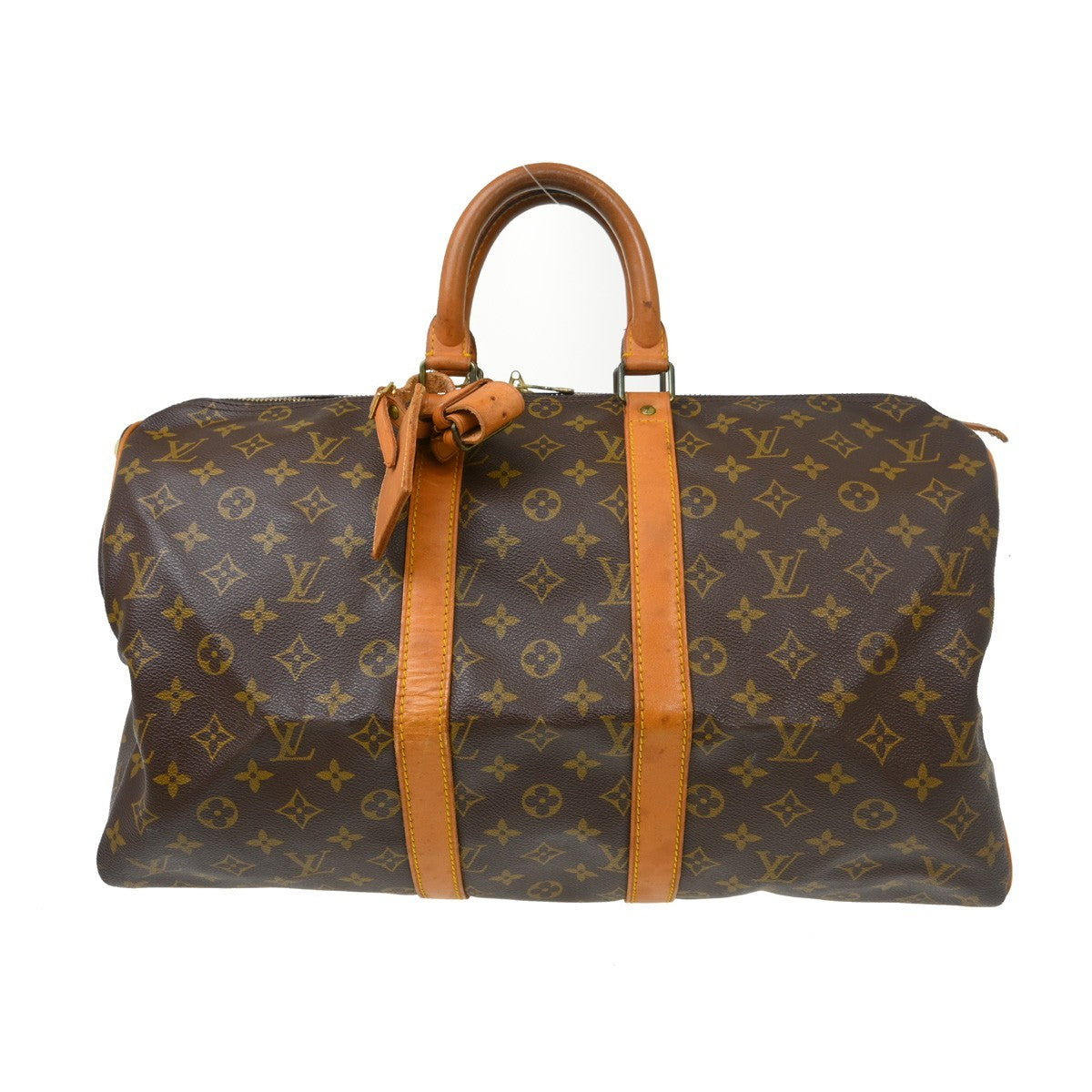 Louis Vuitton Keepall Monogram Canvas Brown Canvas Travel Bag Bag (Pre-Owned)