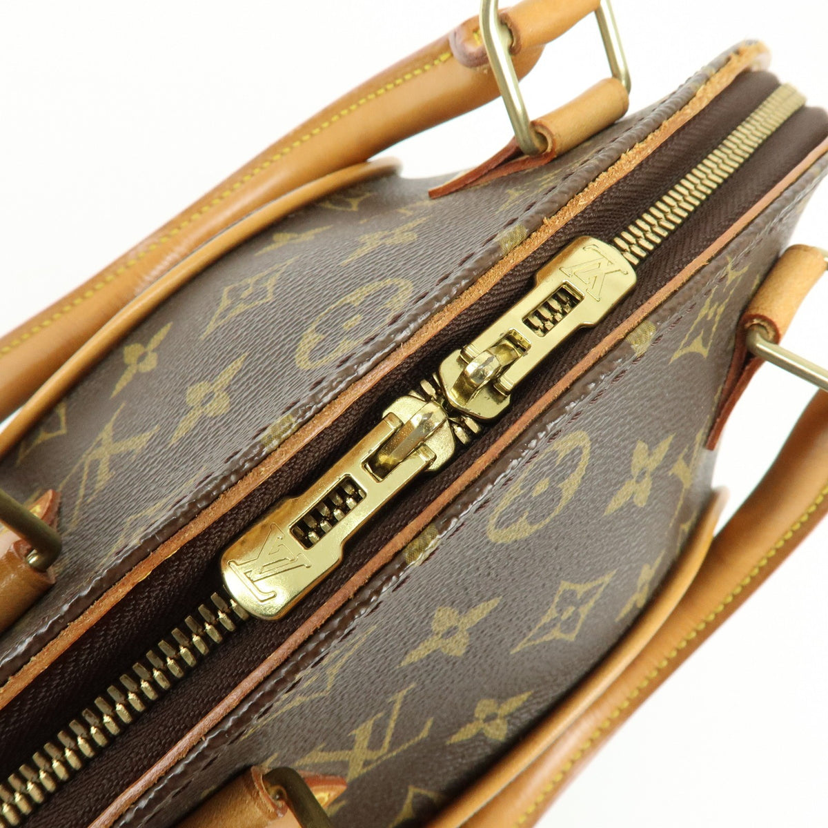 Louis Vuitton Ellipse Monogram Canvas Brown Canvas Handbag (Pre-Owned)