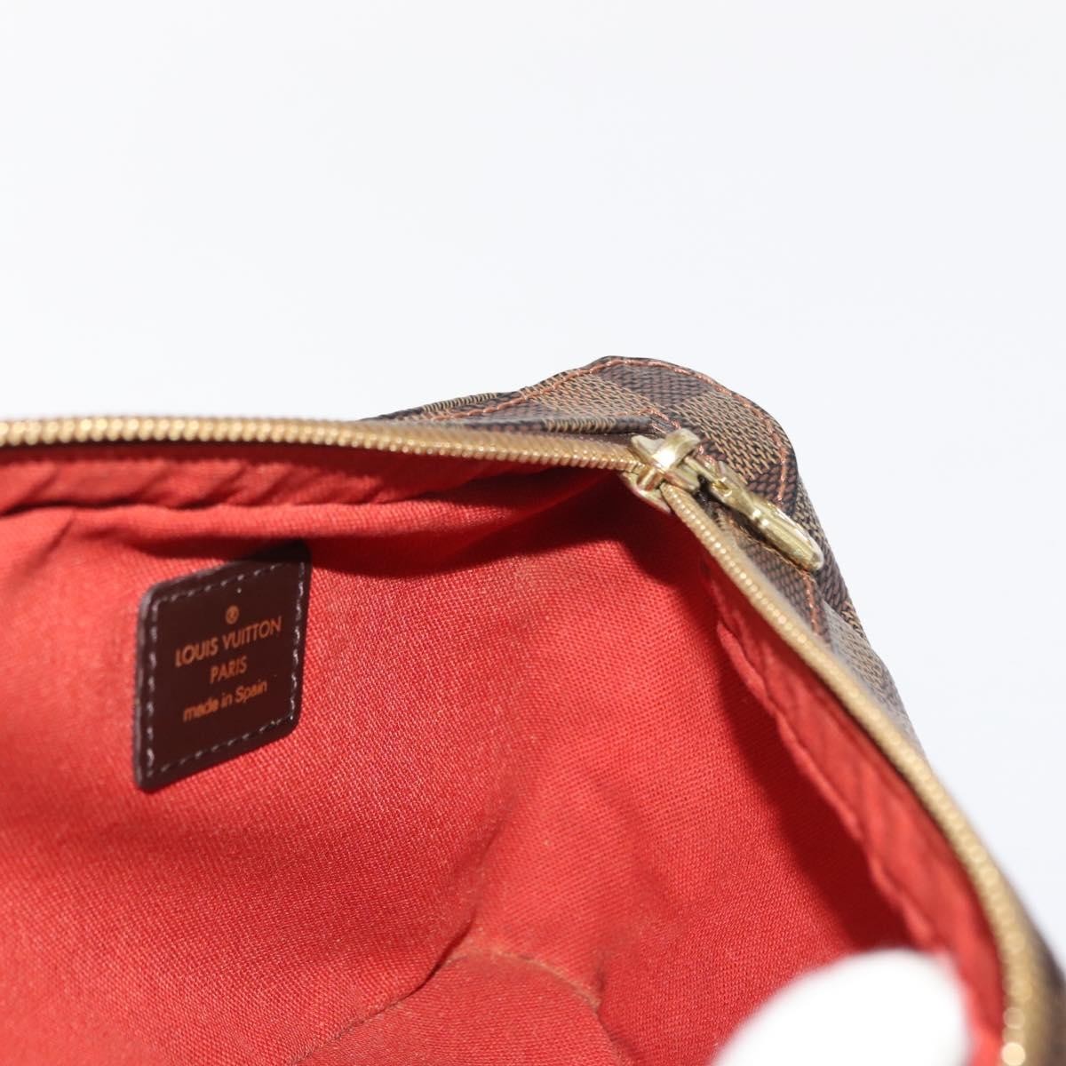 Louis Vuitton Geronimos Waist Damier Ebene Brown Canvas Shoulder Bag Bag (Pre-Owned)