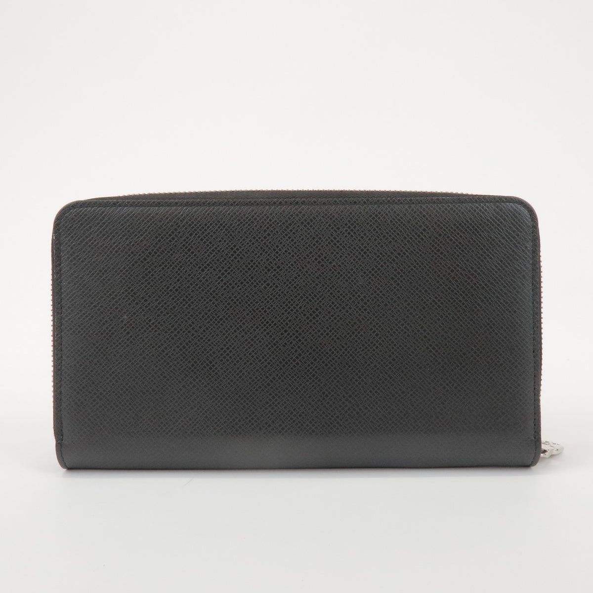 Louis Vuitton Zippy Organizer Taiga Leather Black Leather Wallets Accessory (Pre-Owned)