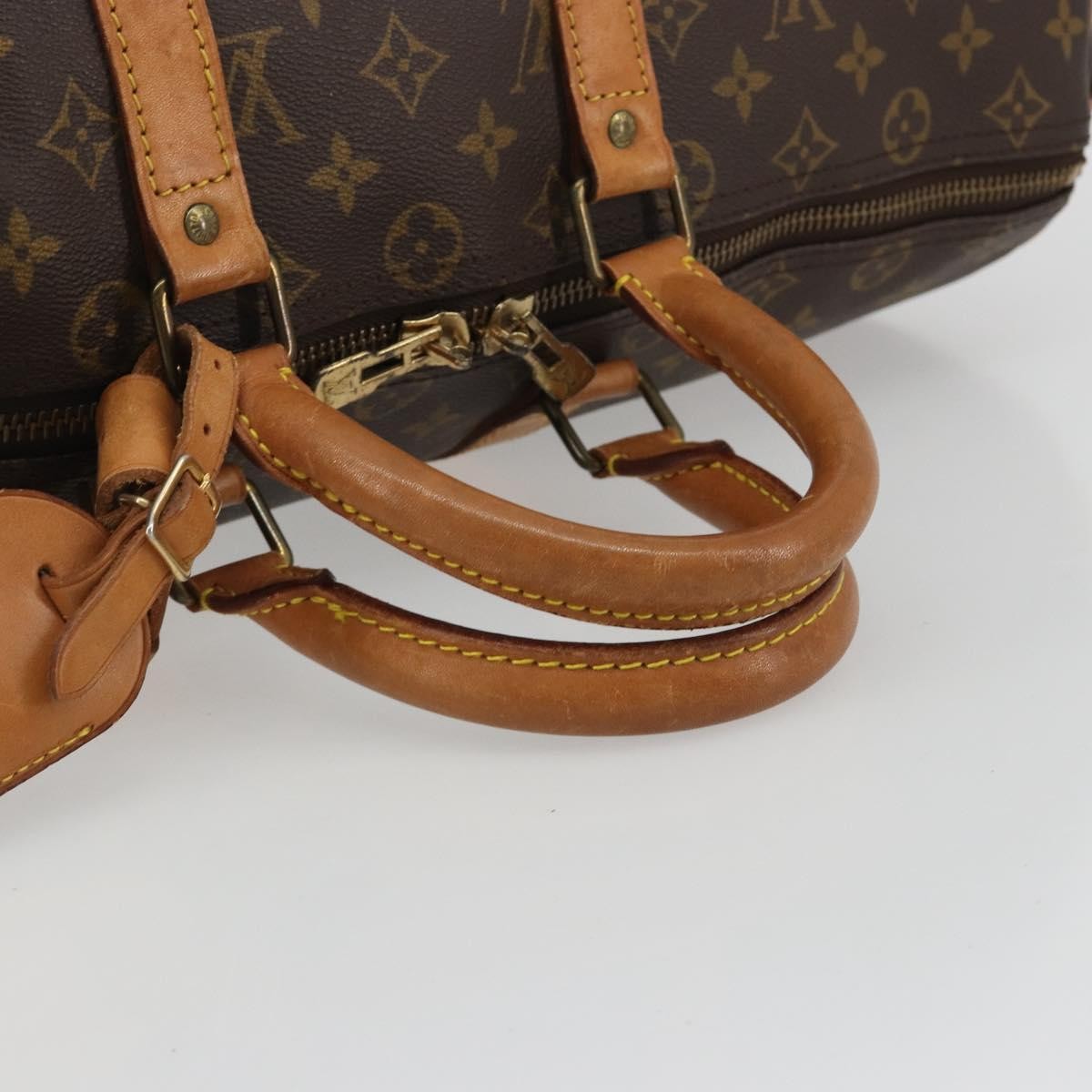 Louis Vuitton Keepall Monogram Canvas Brown Canvas Travel Bag Bag (Pre-Owned)
