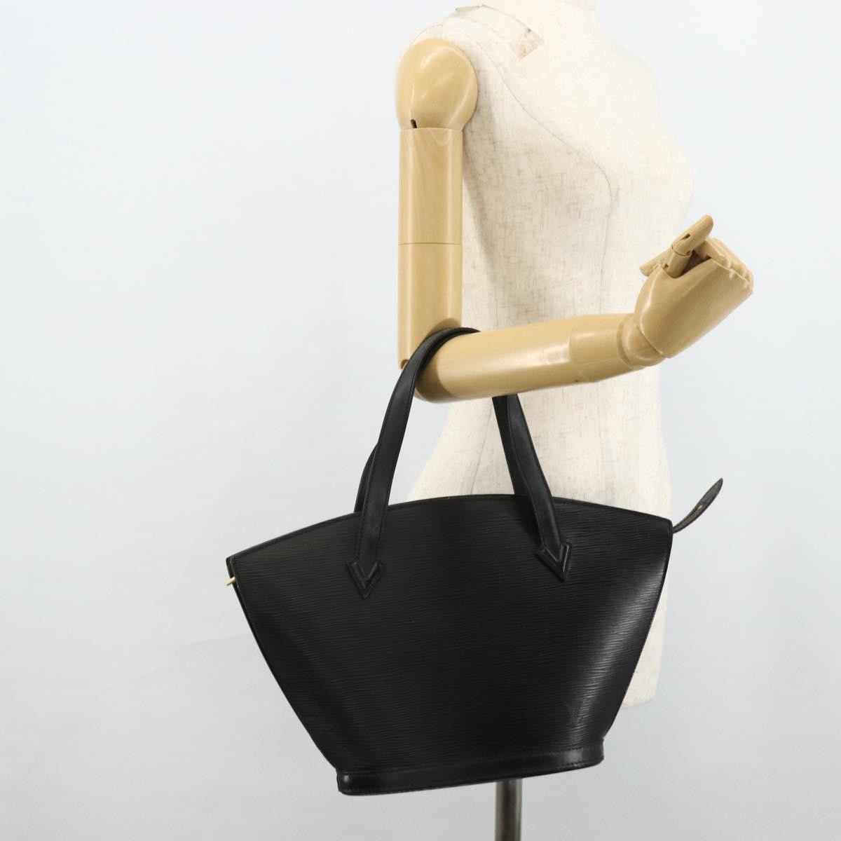 Louis Vuitton Saint Jacques Epi Leather Black Leather Handbag (Pre-Owned)
