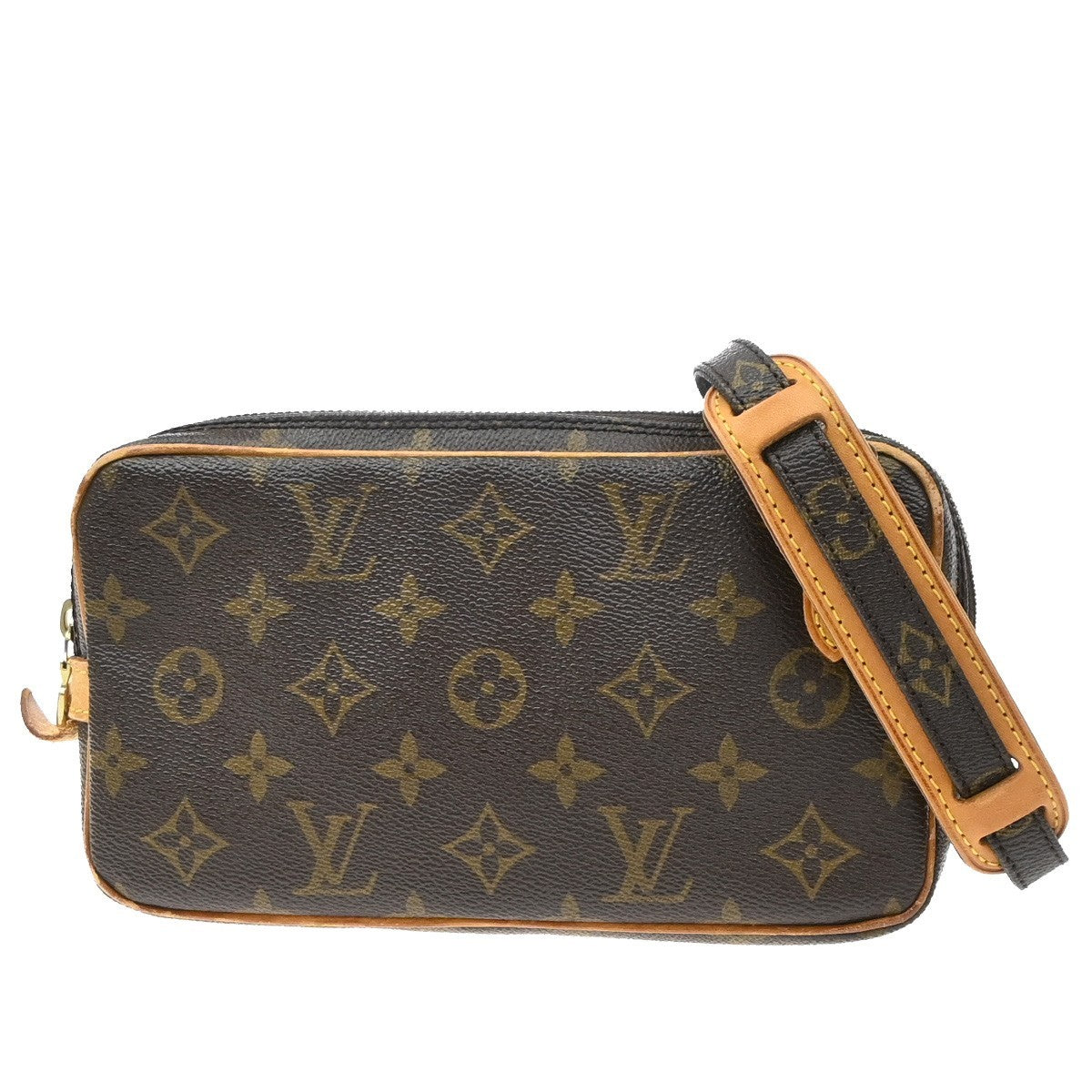 Louis Vuitton Pochette Marly Bandouliere Monogram Canvas Brown Canvas Shoulder Bag Bag (Pre-Owned)