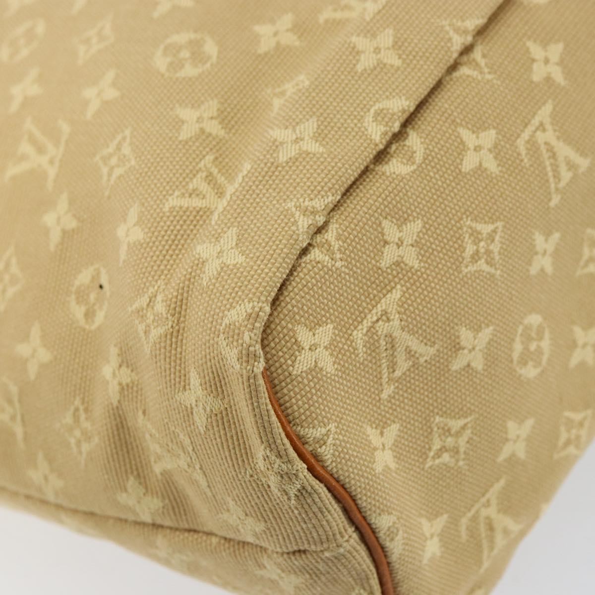 Louis Vuitton Lucille Mini Lin Beige Canvas Handbag (Pre-Owned)