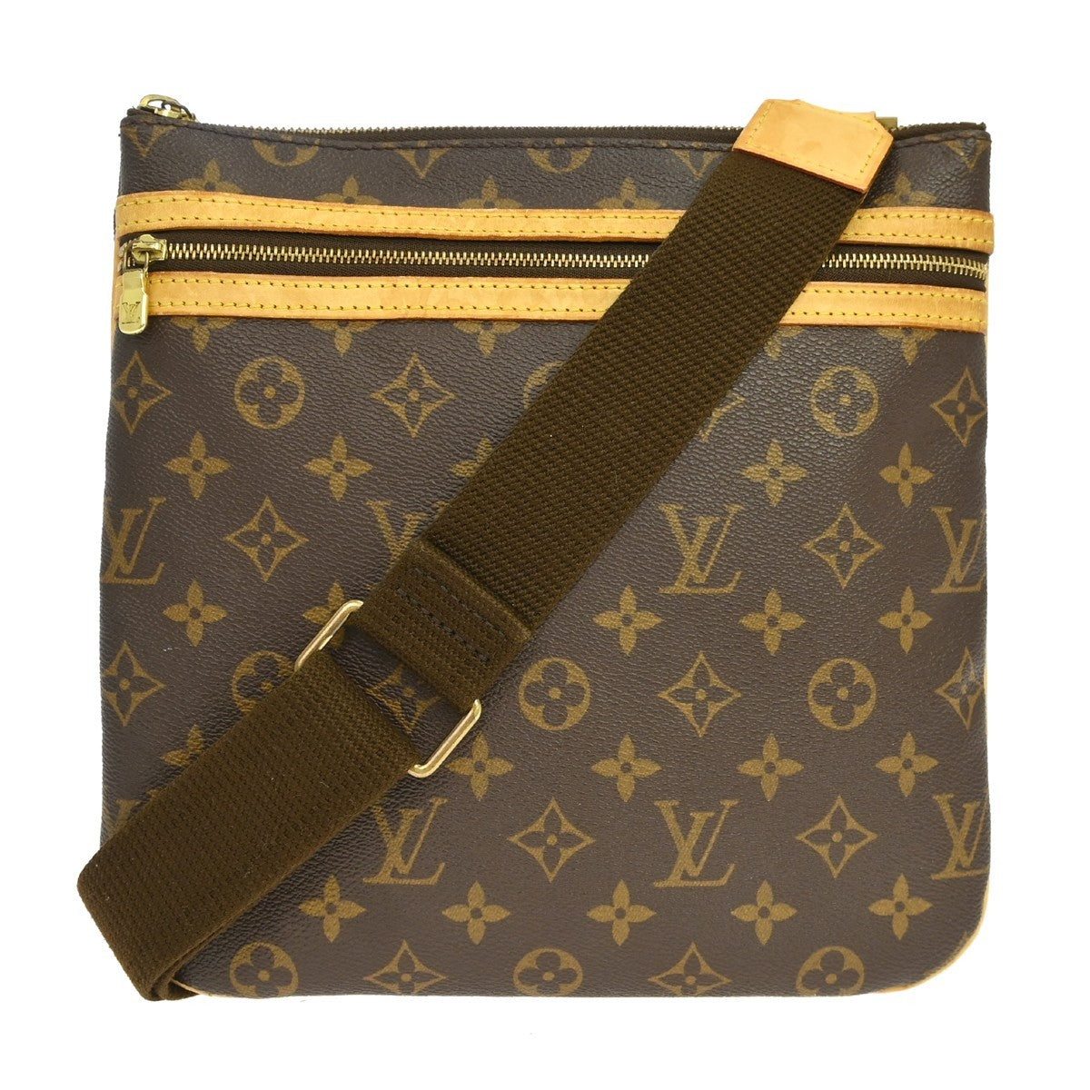 Louis Vuitton Bosphore Pochette Monogram Canvas Brown Canvas Clutche & Pouche Bag (Pre-Owned)