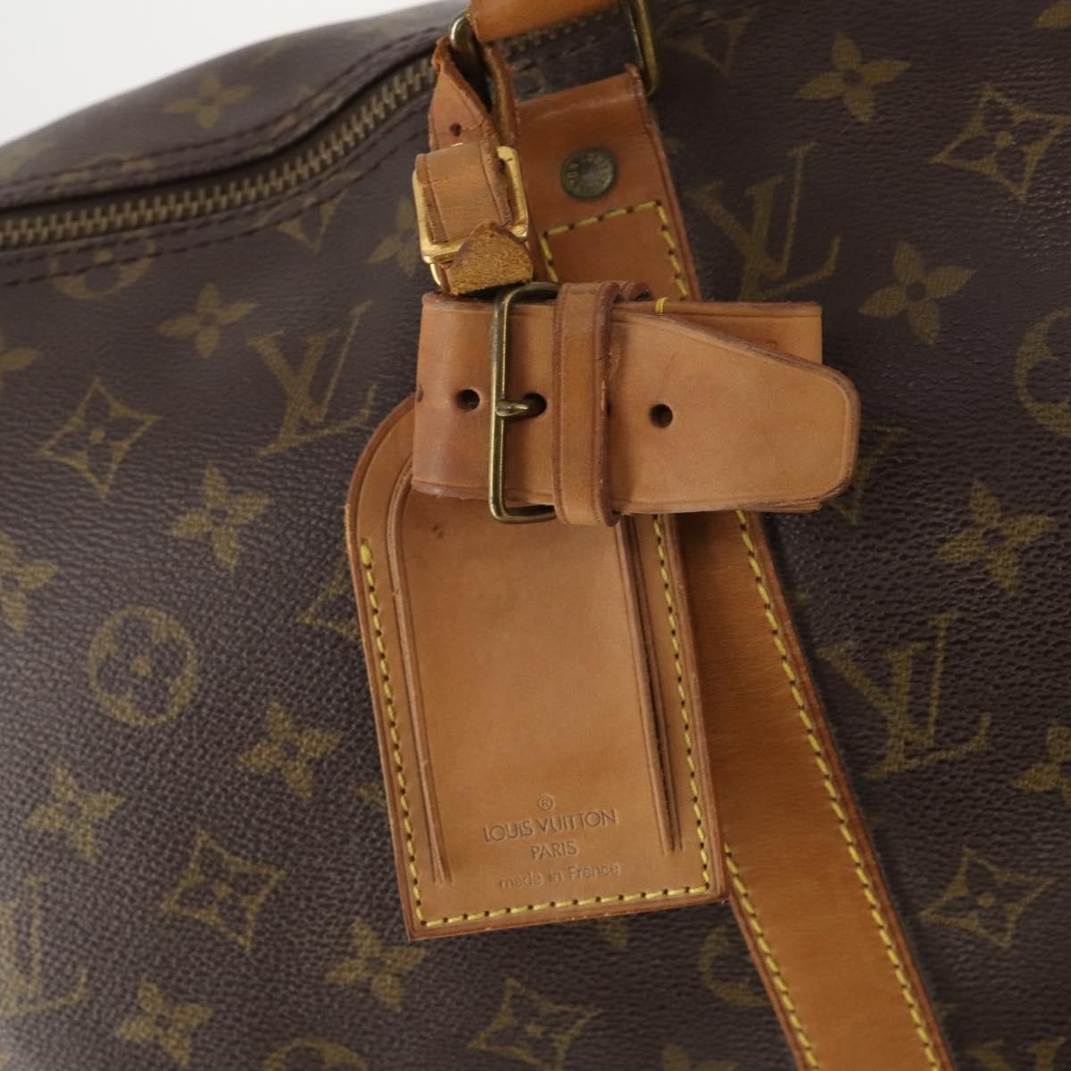 Louis Vuitton Keepall Monogram Canvas Brown Canvas Travel Bag Bag (Pre-Owned)