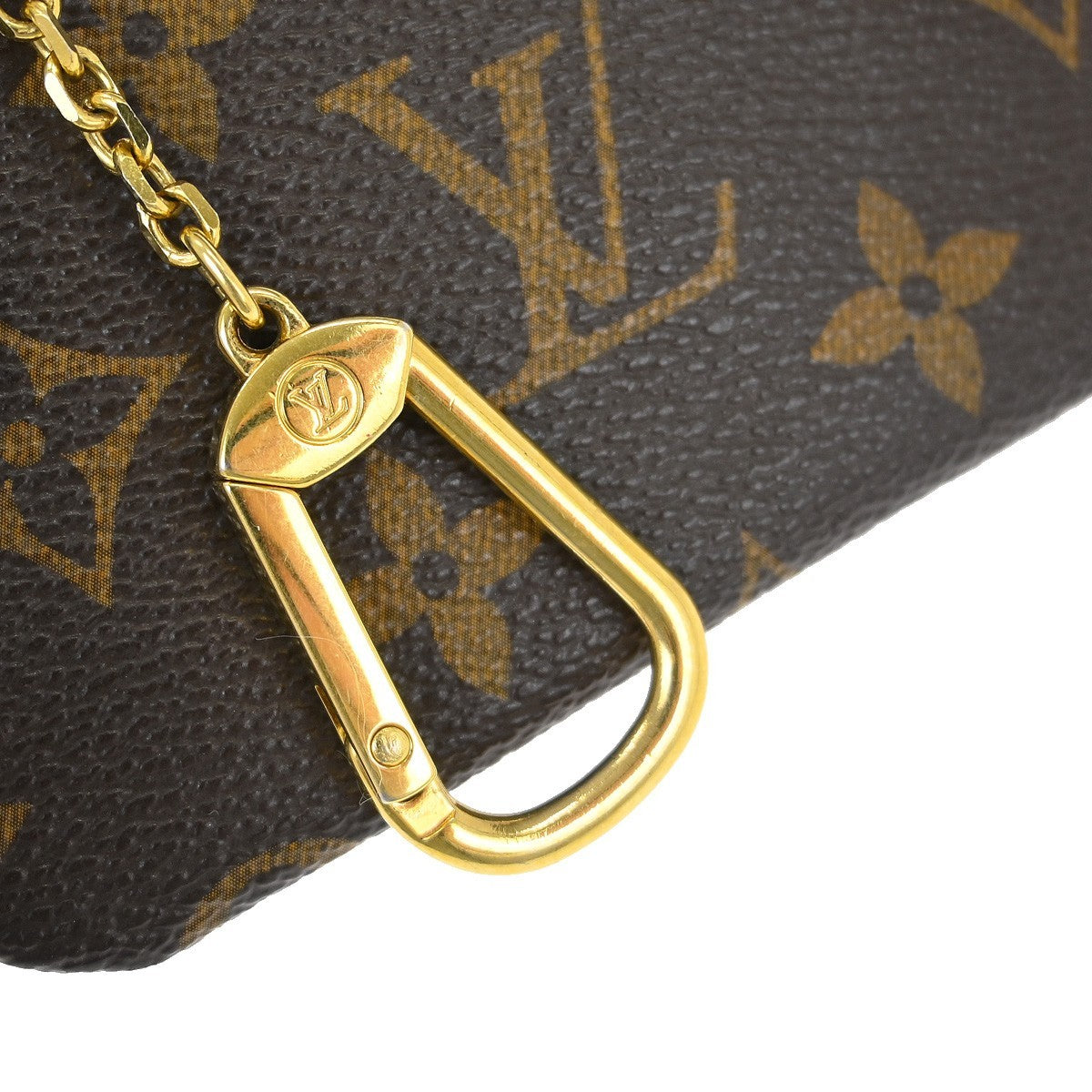 Louis Vuitton Pochette Clés Nm Canvas Brown Canvas Wallets Accessory (Pre-Owned)