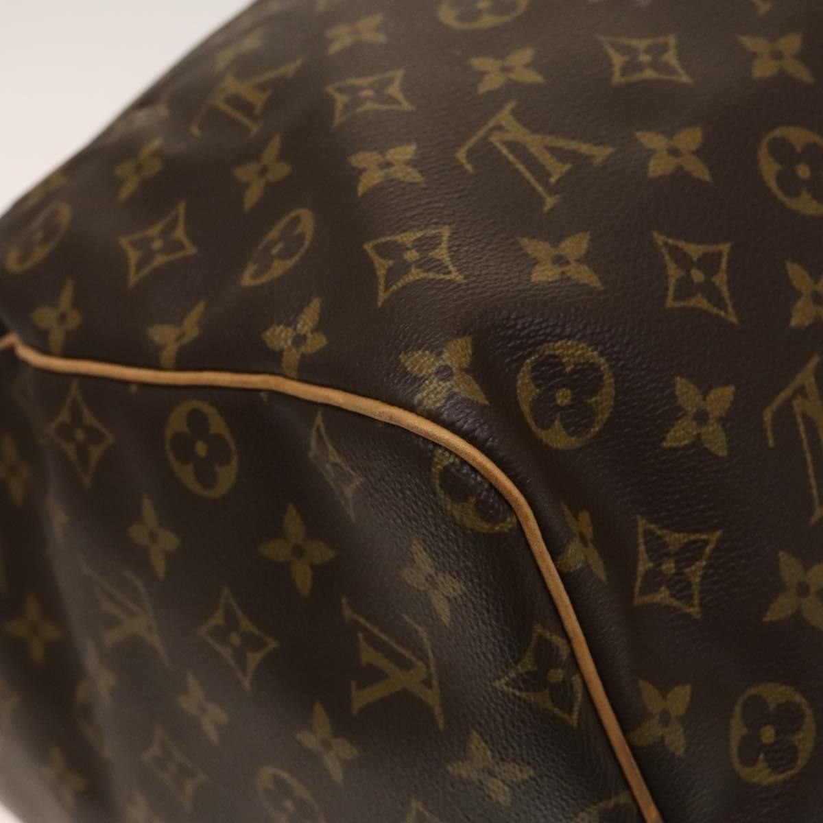 Louis Vuitton Keepall Monogram Canvas Brown Canvas Bag (Pre-Owned)