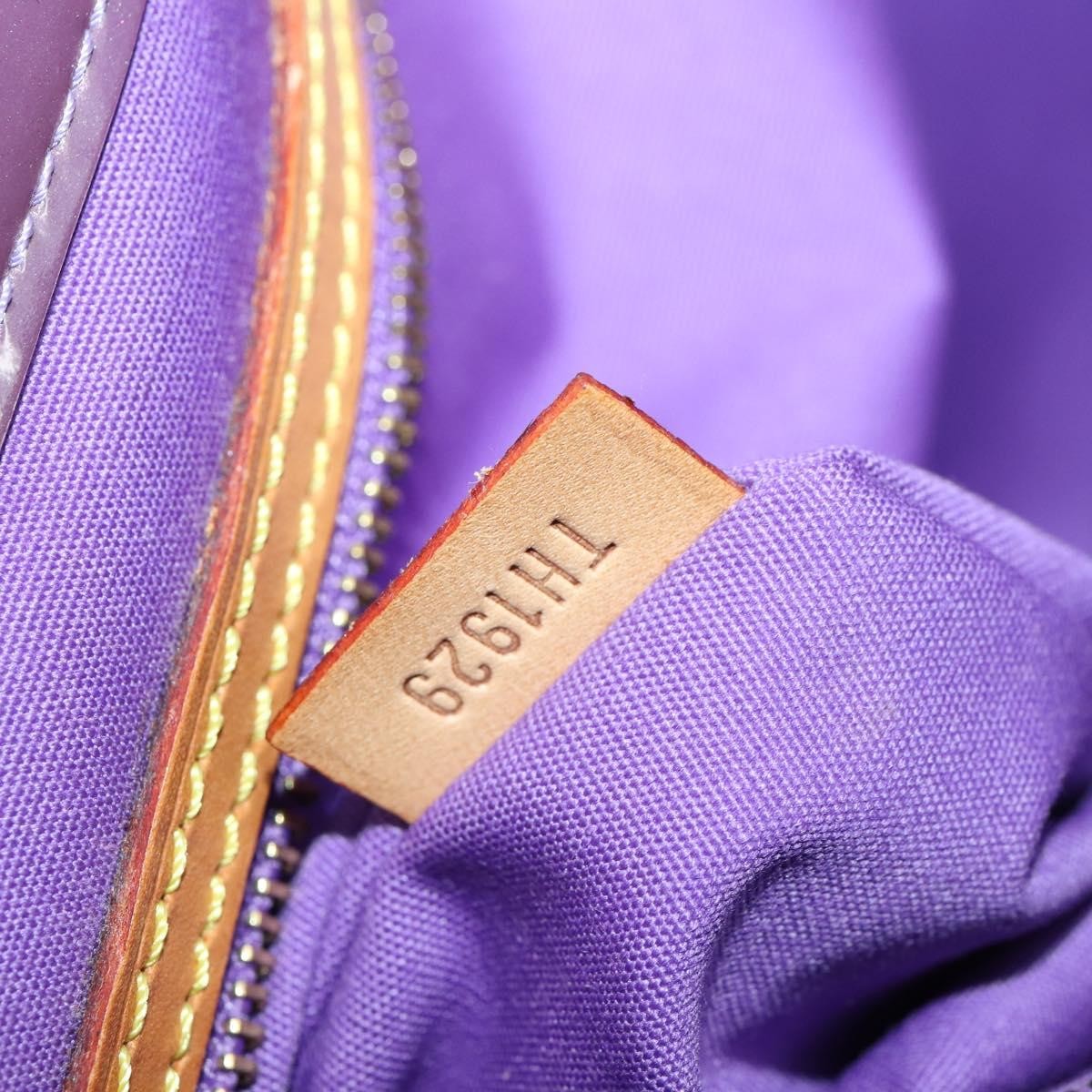 Louis Vuitton Reade Monogram Vernis Purple Patent_Leather Handbag (Pre-Owned)