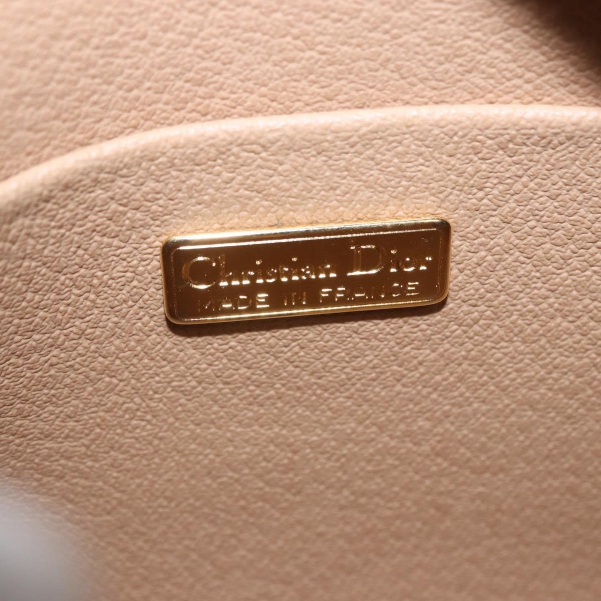 Christian Dior Vintage Trotter Diorissimo Canvas Black Canvas Shoulder Bag Bag (Pre-Owned)