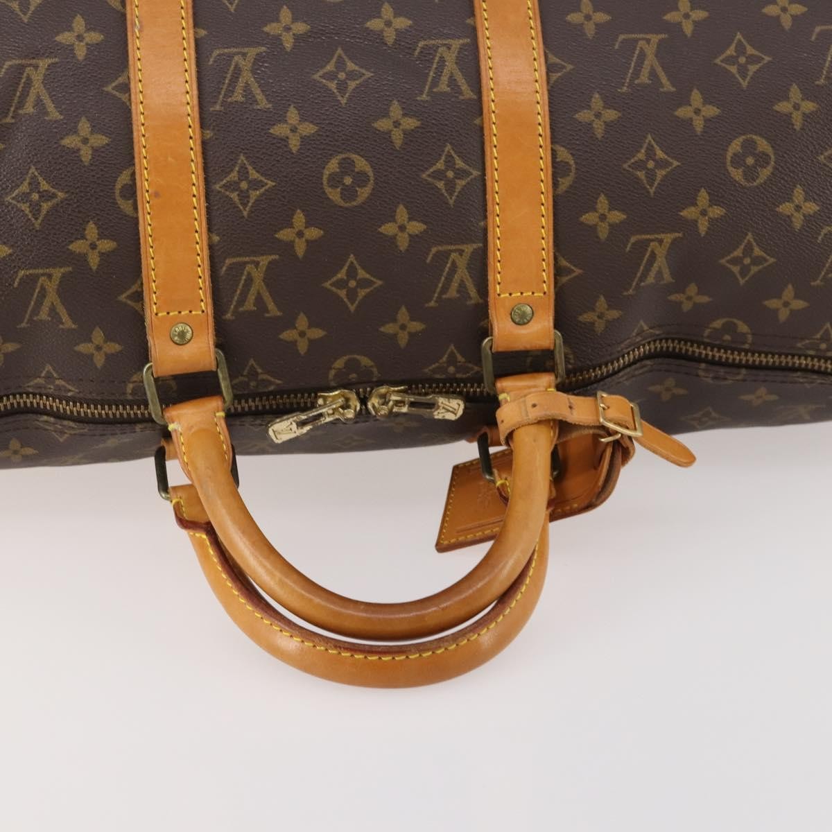 Louis Vuitton Keepall Monogram Canvas Brown Canvas Travel Bag Bag (Pre-Owned)