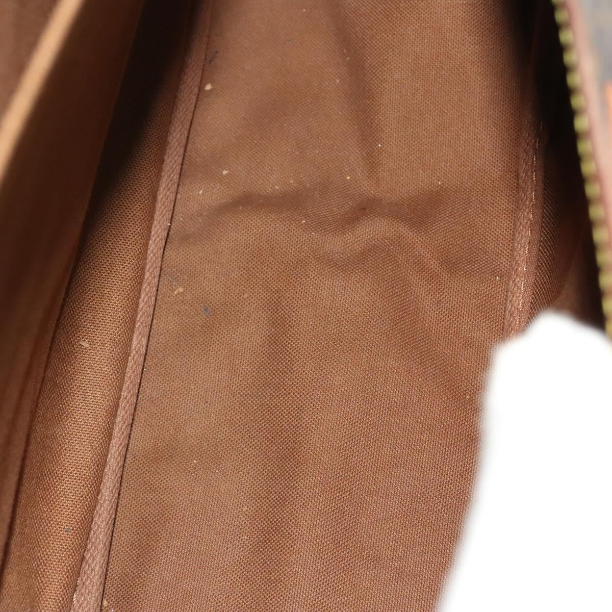Louis Vuitton Saumur Monogram Canvas Brown Canvas Shoulder Bag Bag (Pre-Owned)