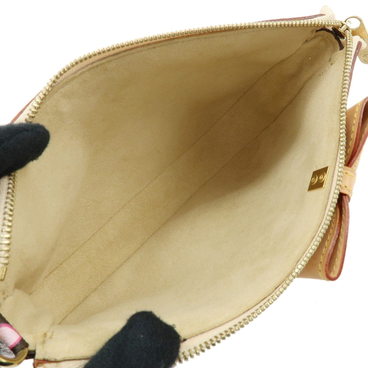 Louis Vuitton Pochette Accessoires Limited Edition Cherry Blossom Monogram Brown Canvas Clutche & Pouche Bag (Pre-Owned)