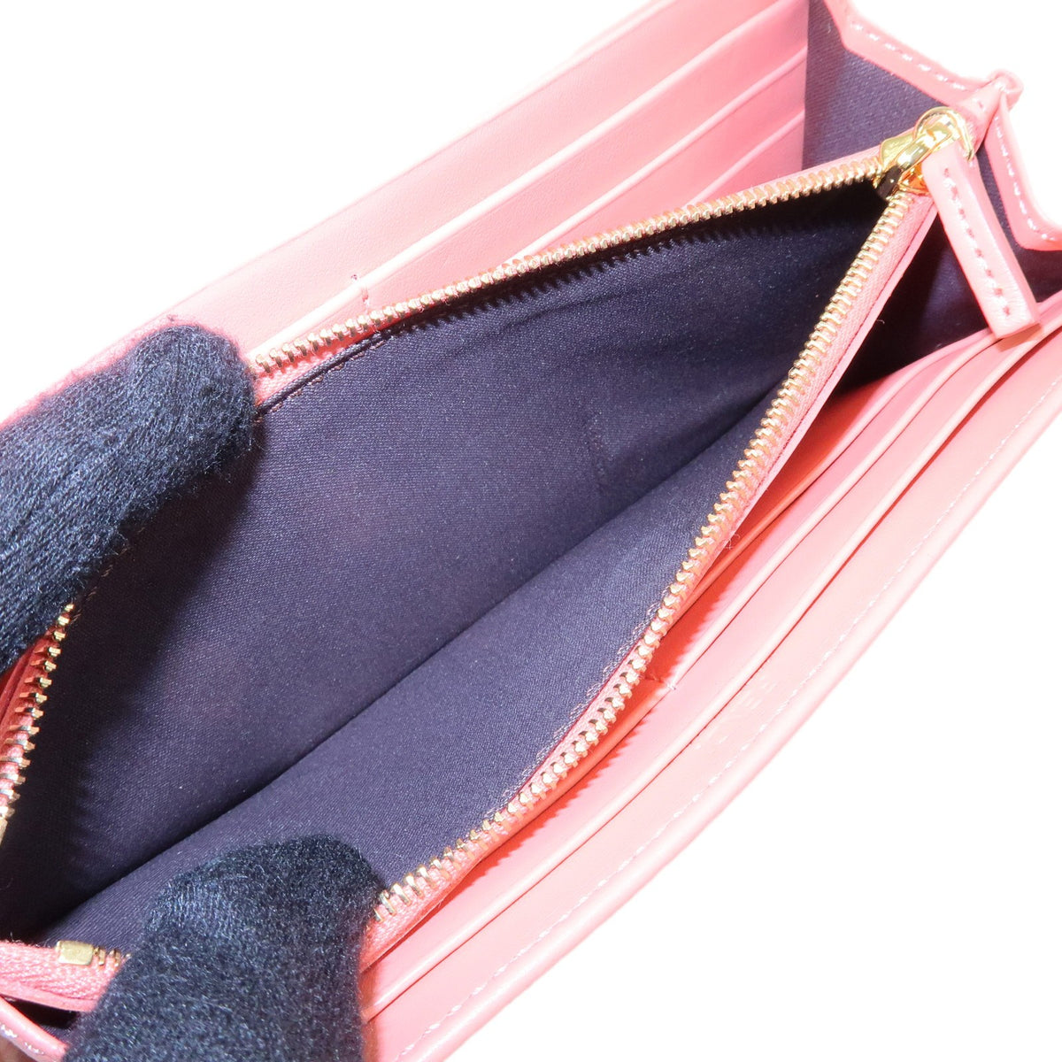 Fendi Ff Diamonds Continental Chain Leather Pink Leather Crossbody Bag Bag (Pre-Owned)