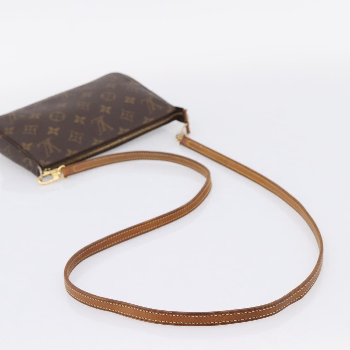 Louis Vuitton Pochette Accessoires Nm Monogram Canvas Brown Canvas Clutche & Pouche Bag (Pre-Owned)
