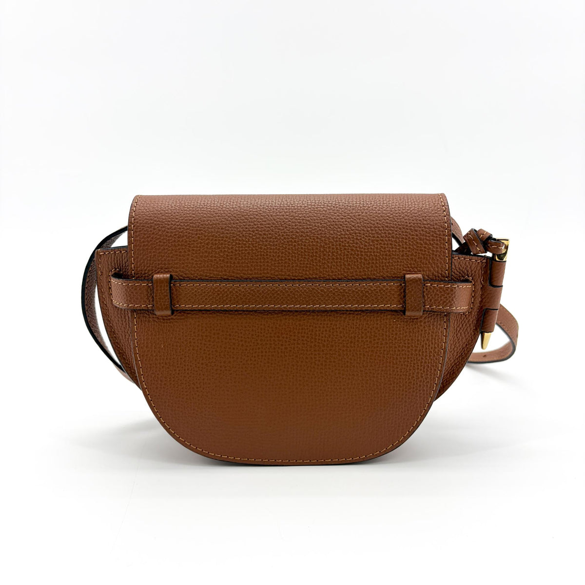 Loewe Gate Leather Brown Leather Shoulder Bag Bag (Pre-Owned)