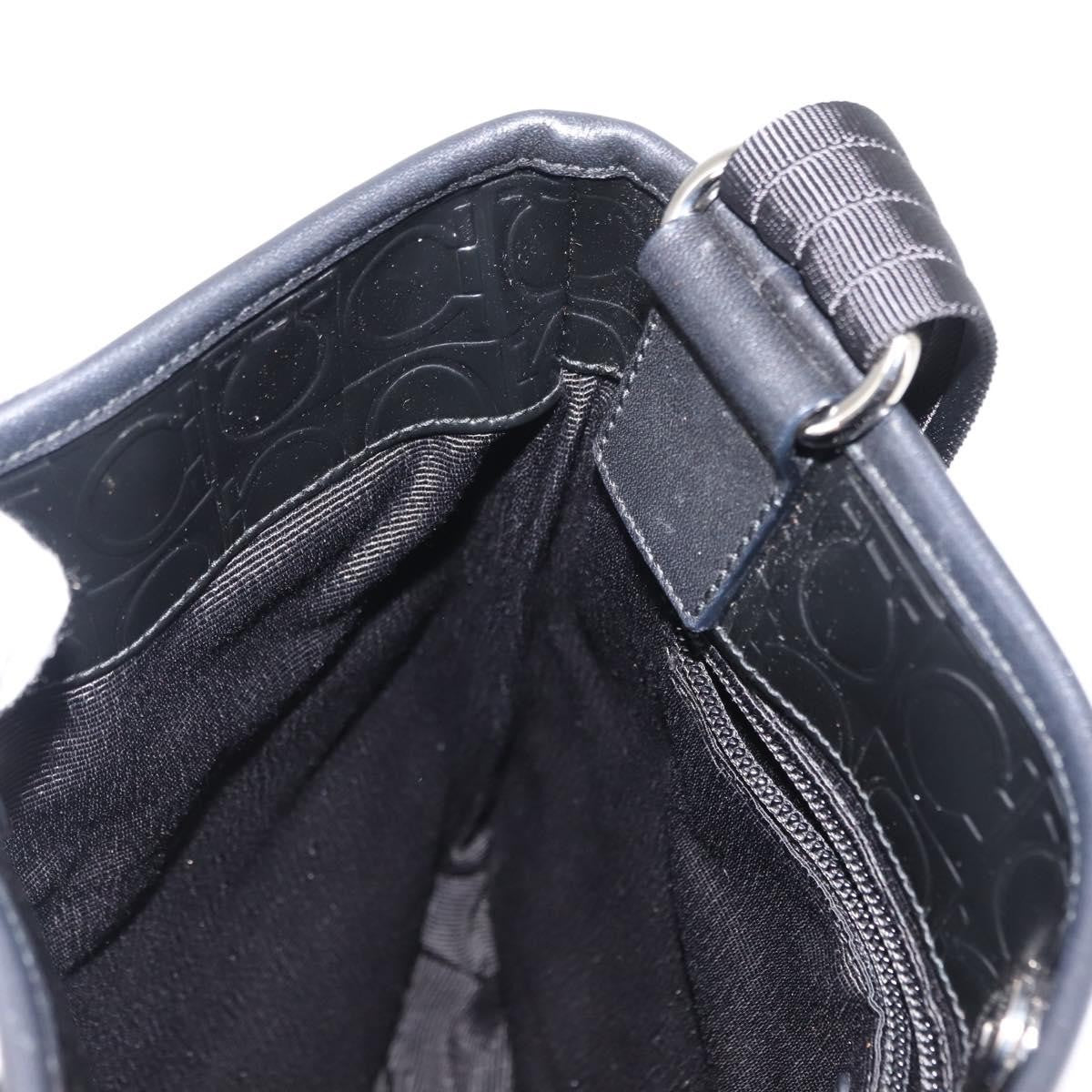 Salvatore Ferragamo Gancini Patent Leather Black Patent_Leather Shoulder Bag Bag (Pre-Owned)