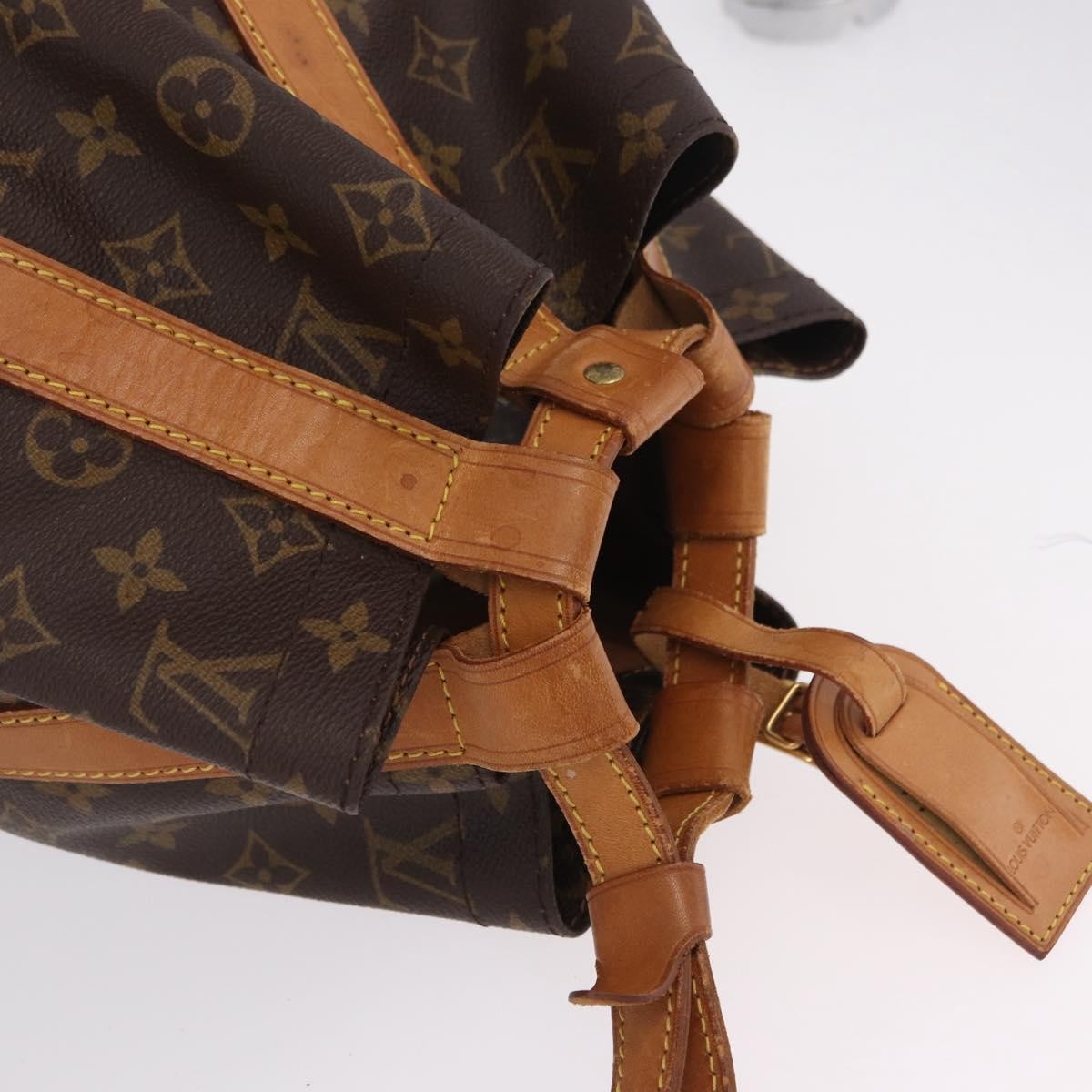 Louis Vuitton Randonnee Monogram Canvas Brown Canvas Backpack Bag (Pre-Owned)