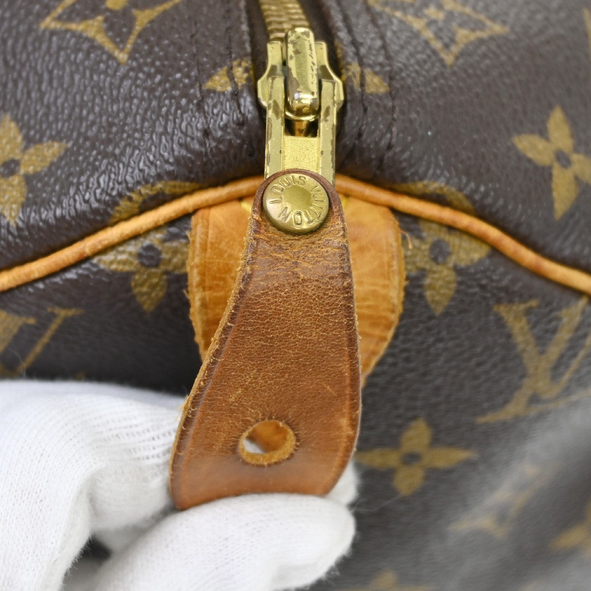 Louis Vuitton Speedy Monogram Canvas Brown Canvas Handbag (Pre-Owned)