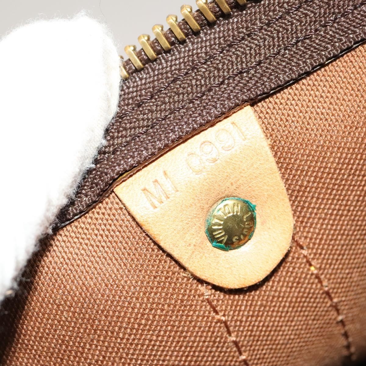 Louis Vuitton Keepall Monogram Canvas Brown Canvas Travel Bag Bag (Pre-Owned)