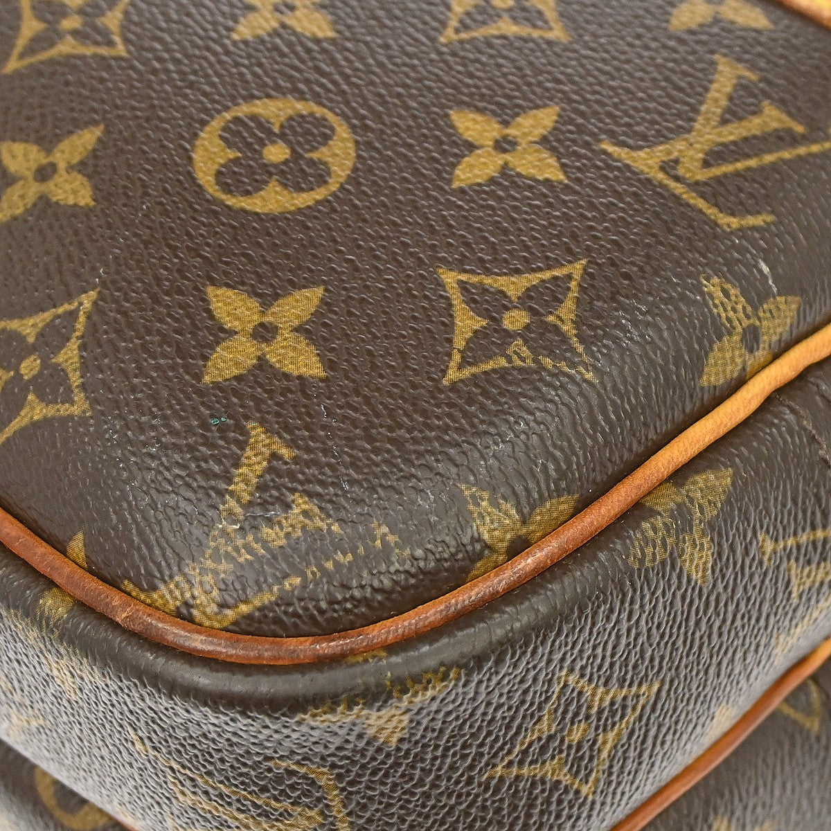Louis Vuitton Reporter Monogram Canvas Brown Canvas Shoulder Bag Bag (Pre-Owned)