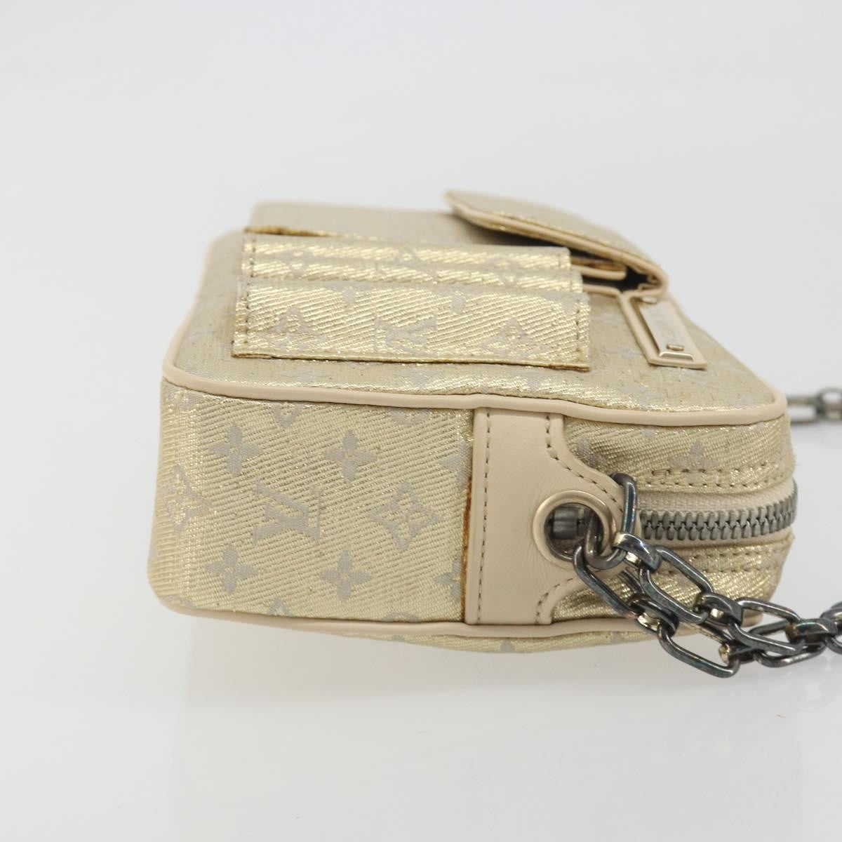 Louis Vuitton Mckenna Mini Lin Gold Canvas Shoulder Bag Bag (Pre-Owned)