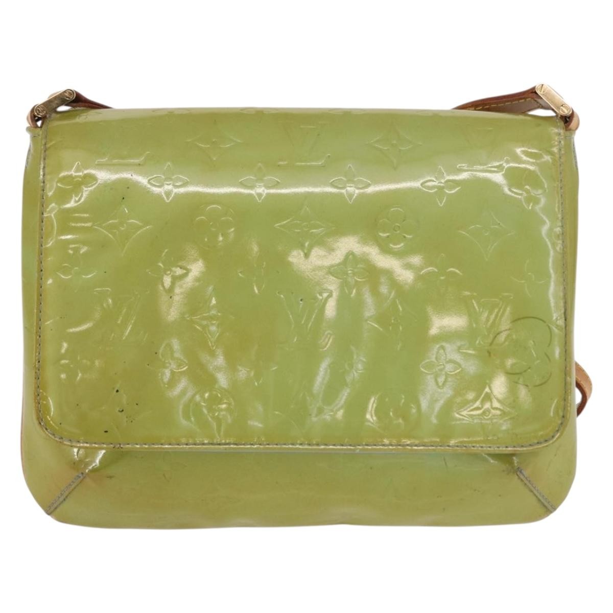Louis Vuitton Thompson Street Monogram Vernis Blue Patent_Leather Shoulder Bag Bag (Pre-Owned)
