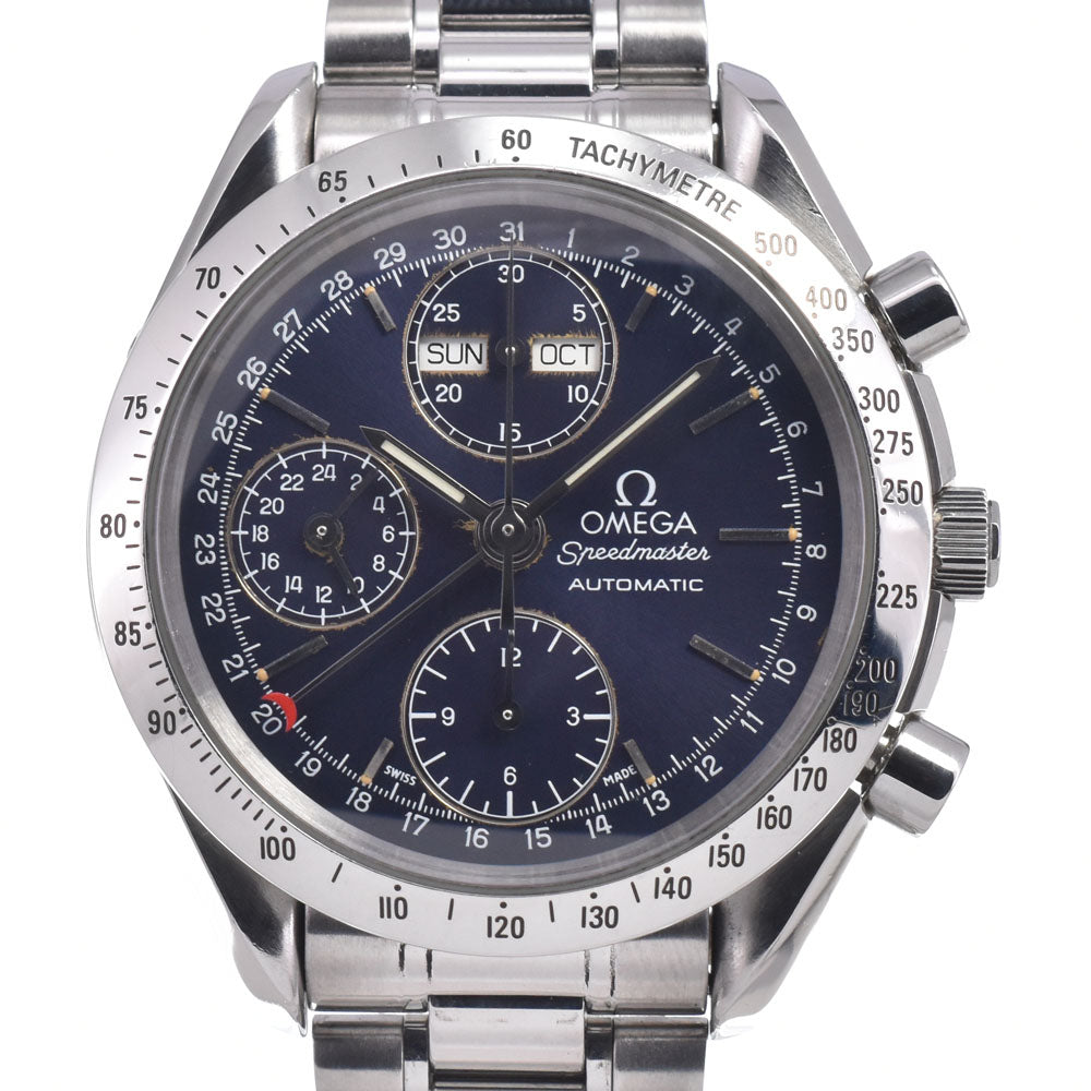 Omega Speedmaster Triple Calendar Chronograph Automatic Stainless Steel Watch (Pre-Owned)