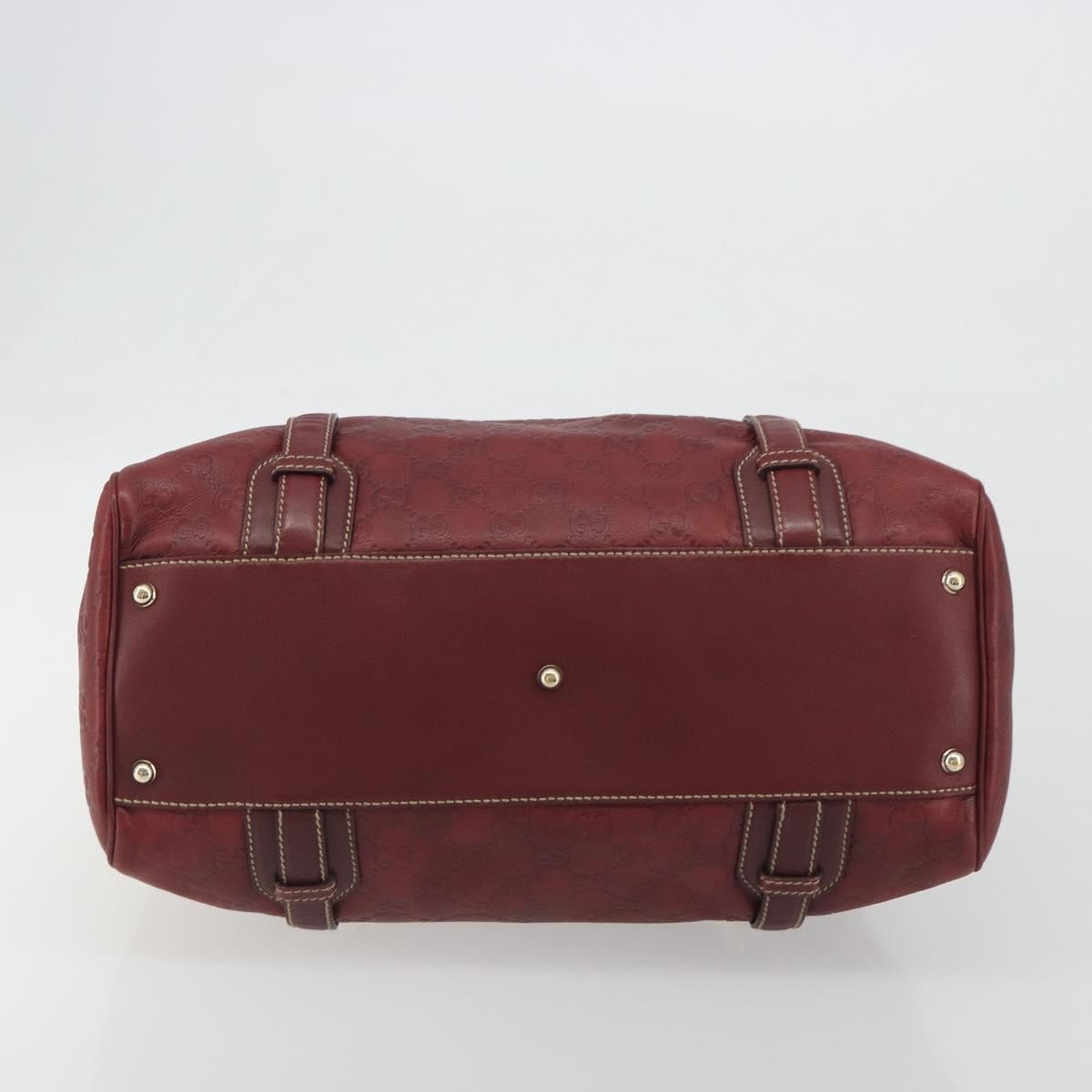 Gucci 85Th Anniversary Boston Guccissima Leather Red Leather Shoulder Bag Bag (Pre-Owned)