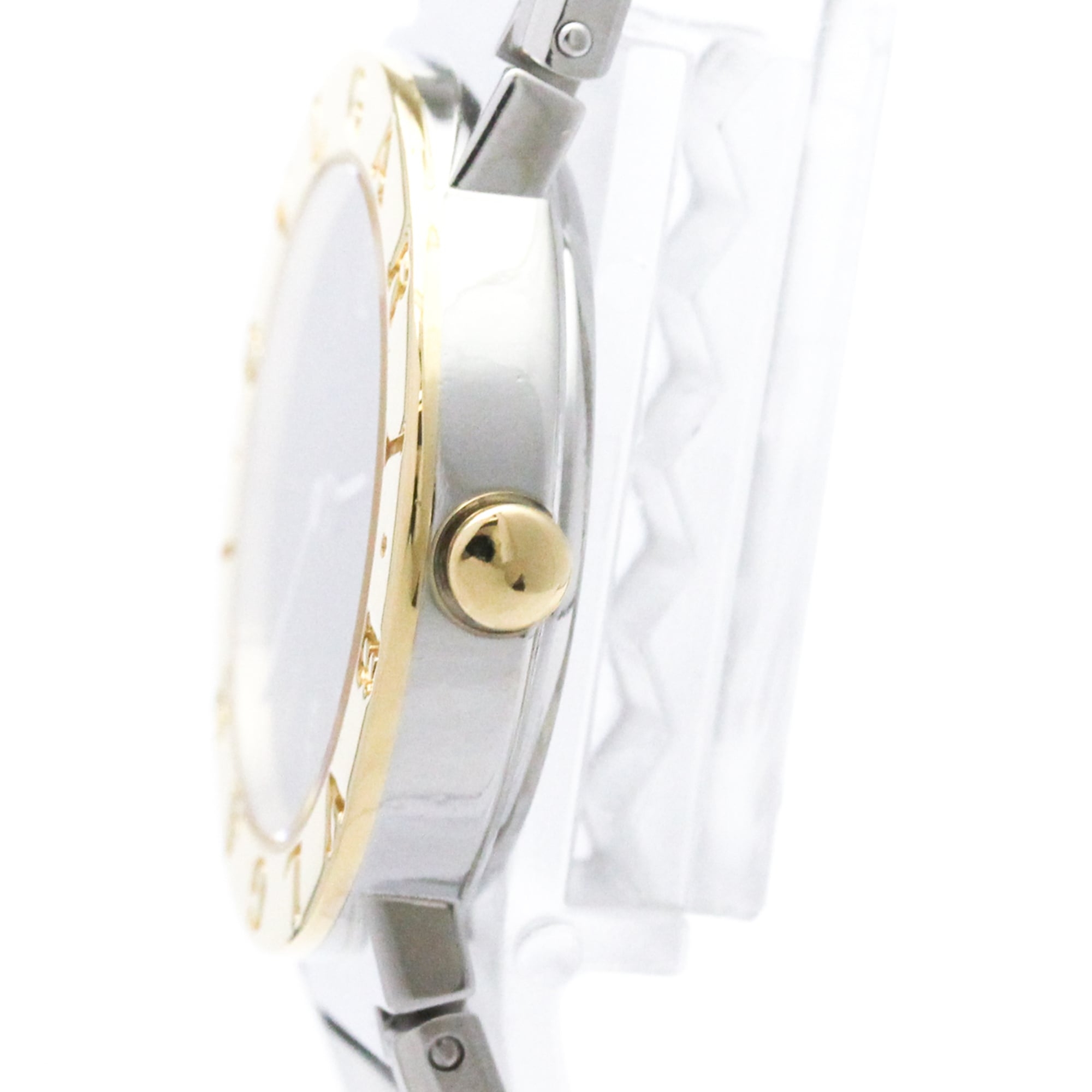 Bvlgari Bvlgari Quartz Stainless Steel And Yellow Gold Watch (Pre-Owned)
