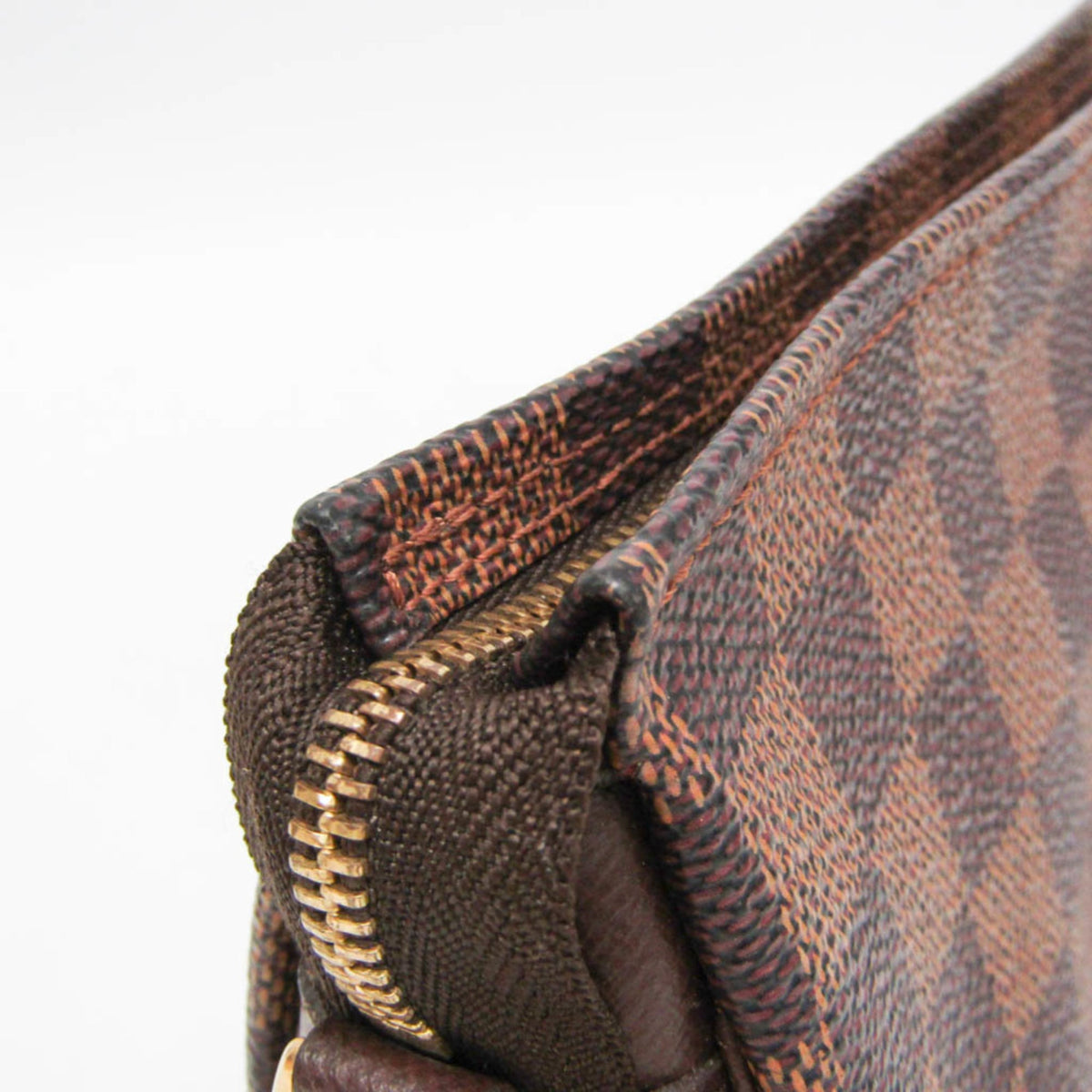 Louis Vuitton Trousse Make Up Damier Brown Canvas Clutche & Pouche Bag (Pre-Owned)