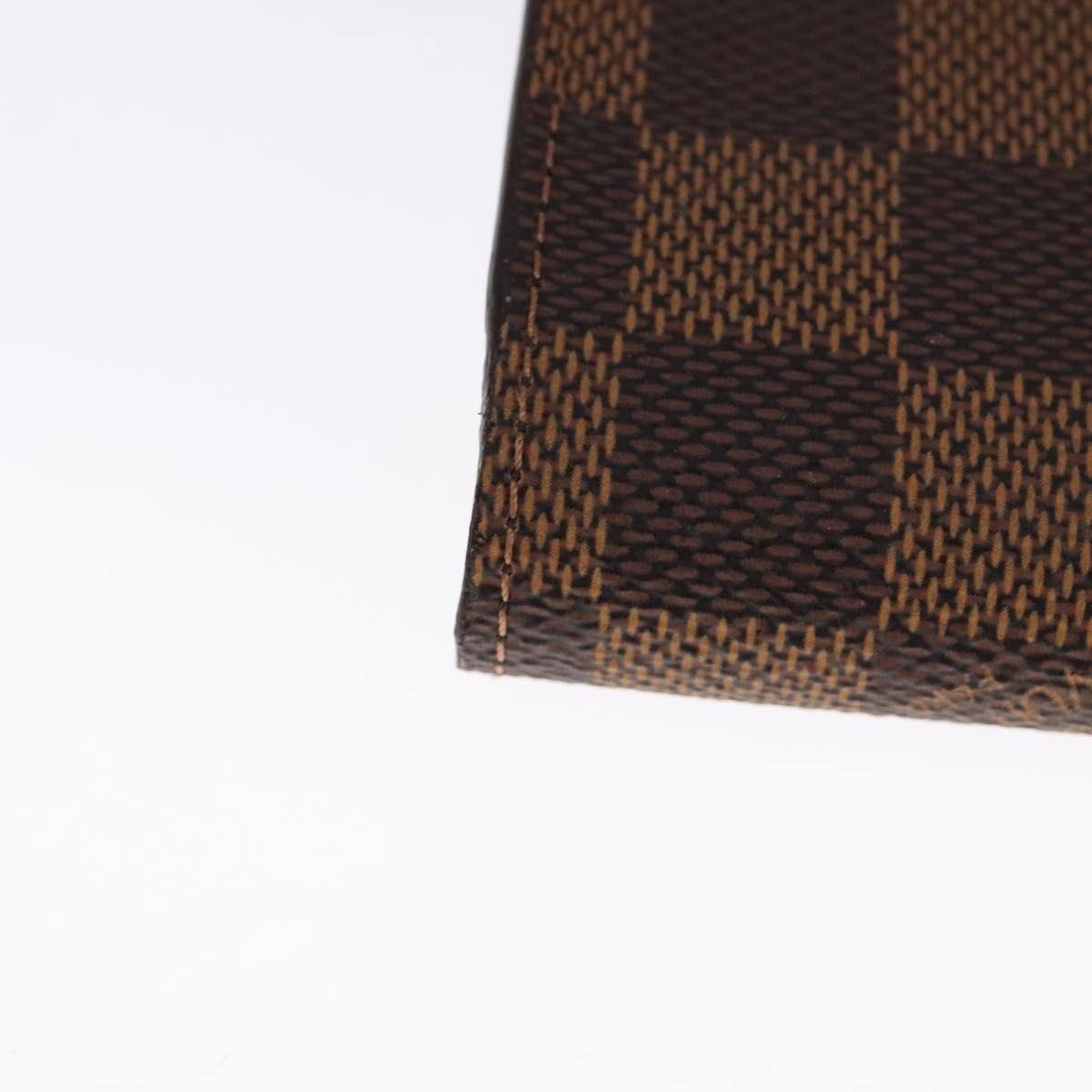 Louis Vuitton Etui Cigarette Case Damier Canvas Brown Canvas Wallets Accessory (Pre-Owned)