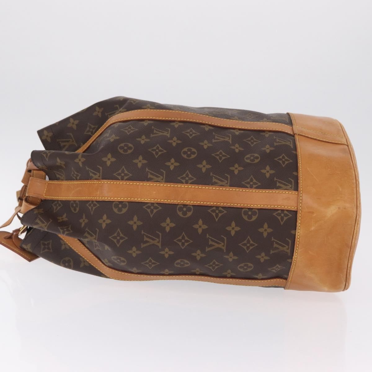 Louis Vuitton Randonnee Monogram Canvas Brown Canvas Backpack Bag (Pre-Owned)