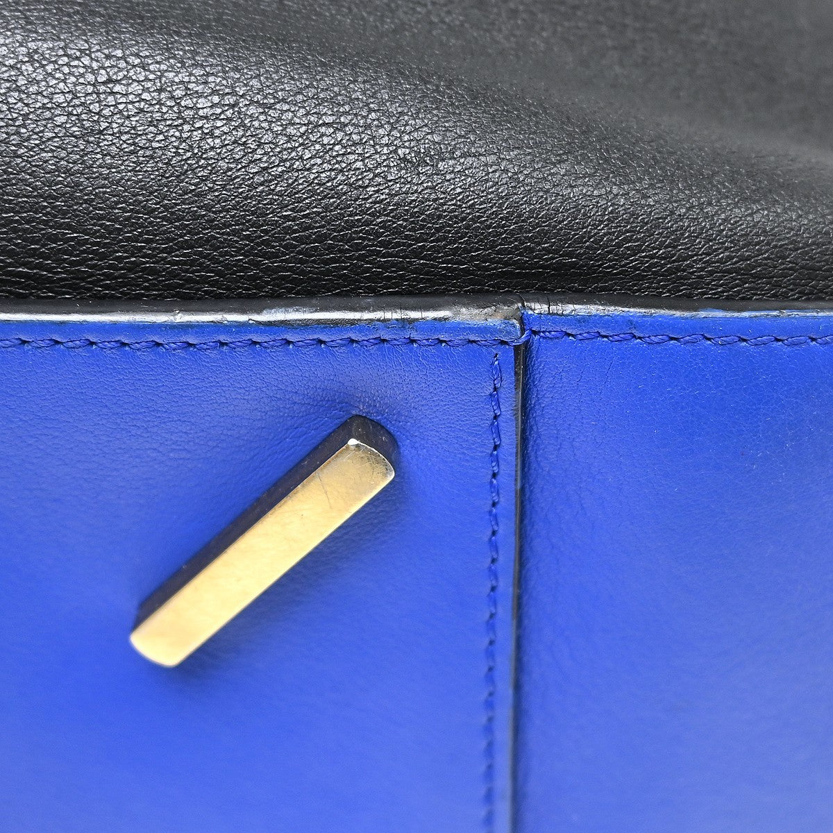 Loewe Hammock Leather Blue Leather Handbag (Pre-Owned)