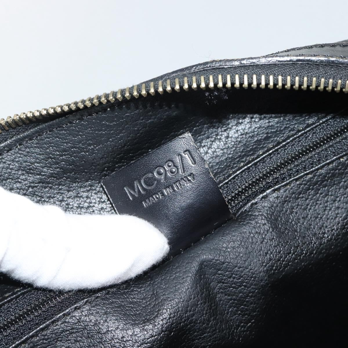 Celine Macadam Macadam With Leather Black Canvas Tote Bag Bag (Pre-Owned)