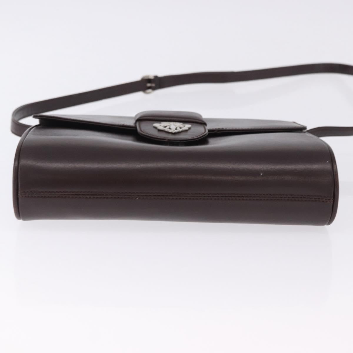 Gucci Vintage Leather Brown Leather Shoulder Bag Bag (Pre-Owned)