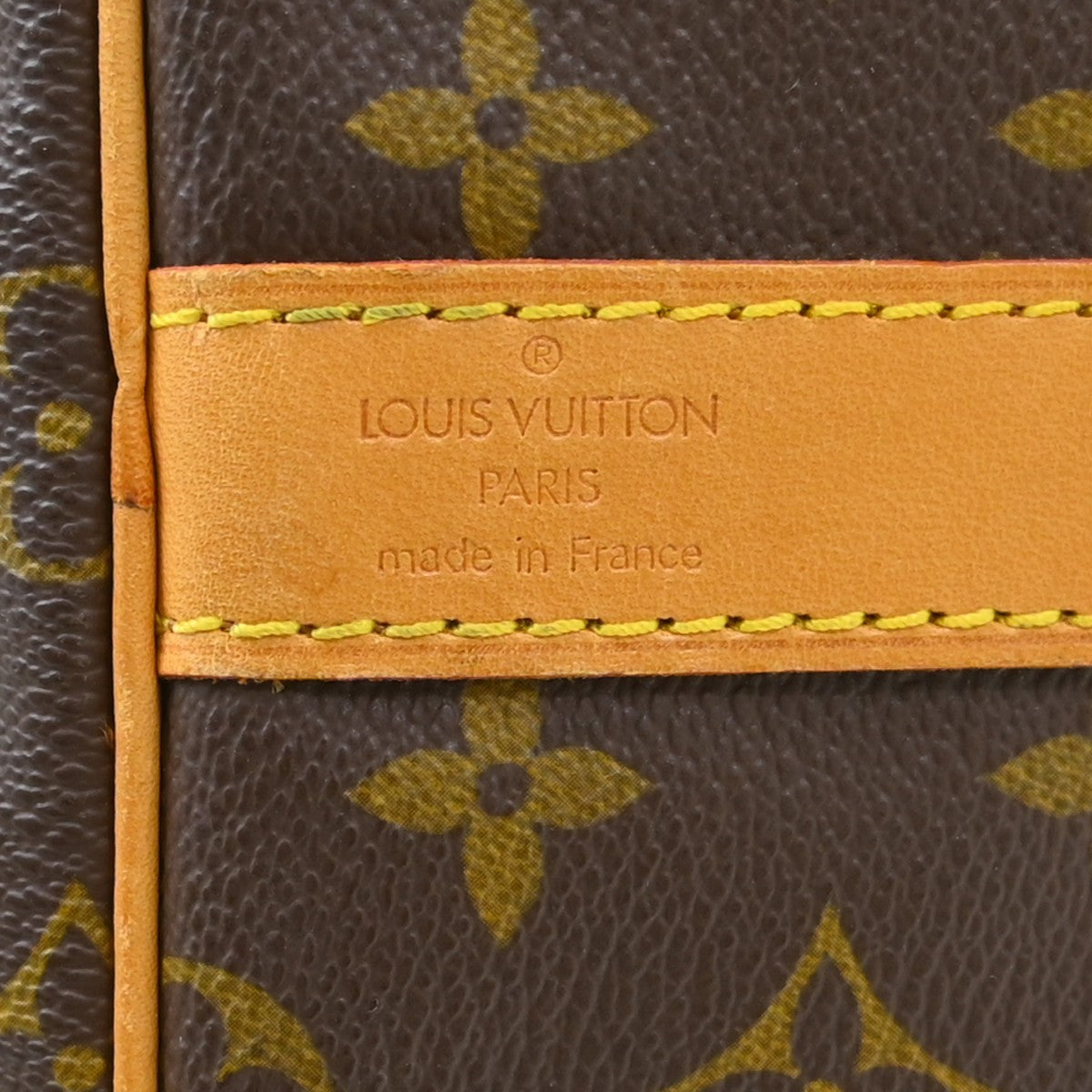 Louis Vuitton Keepall Bandouliere Monogram Canvas Brown Canvas Travel Bag Bag (Pre-Owned)