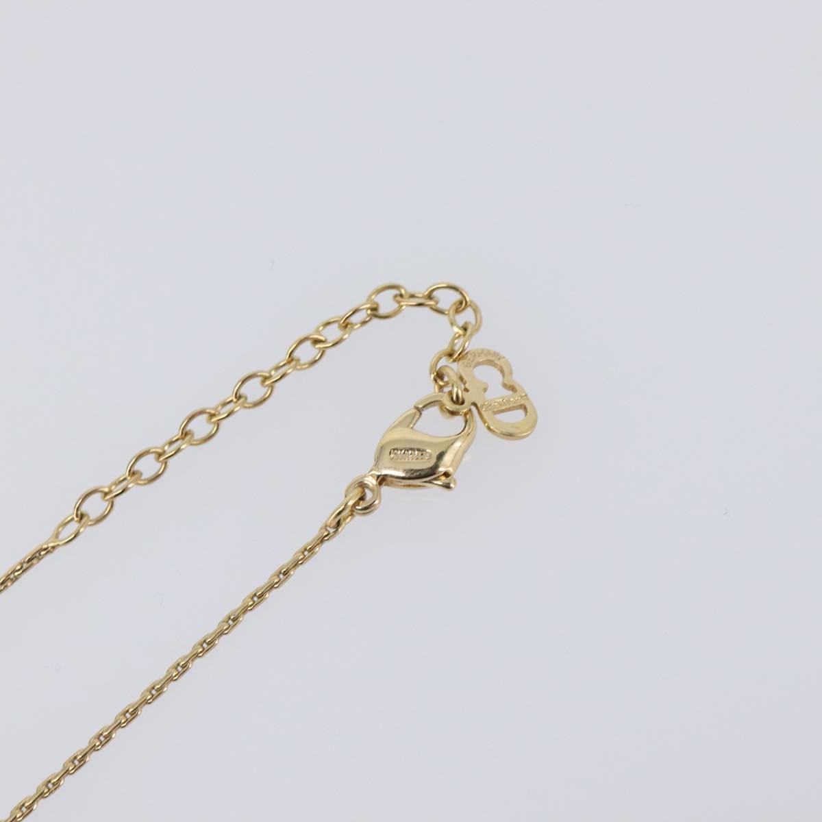 Christian Dior Cd Pendant Metal Gold Metal Necklace Jewelry (Pre-Owned)
