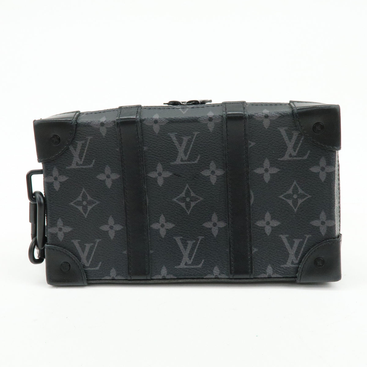 Louis Vuitton Soft Trunk Monogram Eclipse Canvas Black Canvas Wallets Accessory (Pre-Owned)