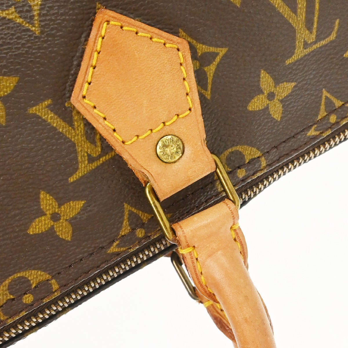 Louis Vuitton Speedy Monogram Canvas Brown Canvas Handbag (Pre-Owned)