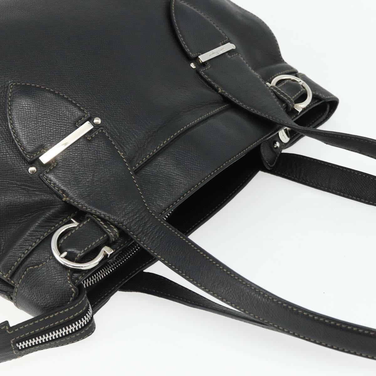 Salvatore Ferragamo Gancini Tote Leather Multicolour Leather Tote Bag Bag (Pre-Owned)