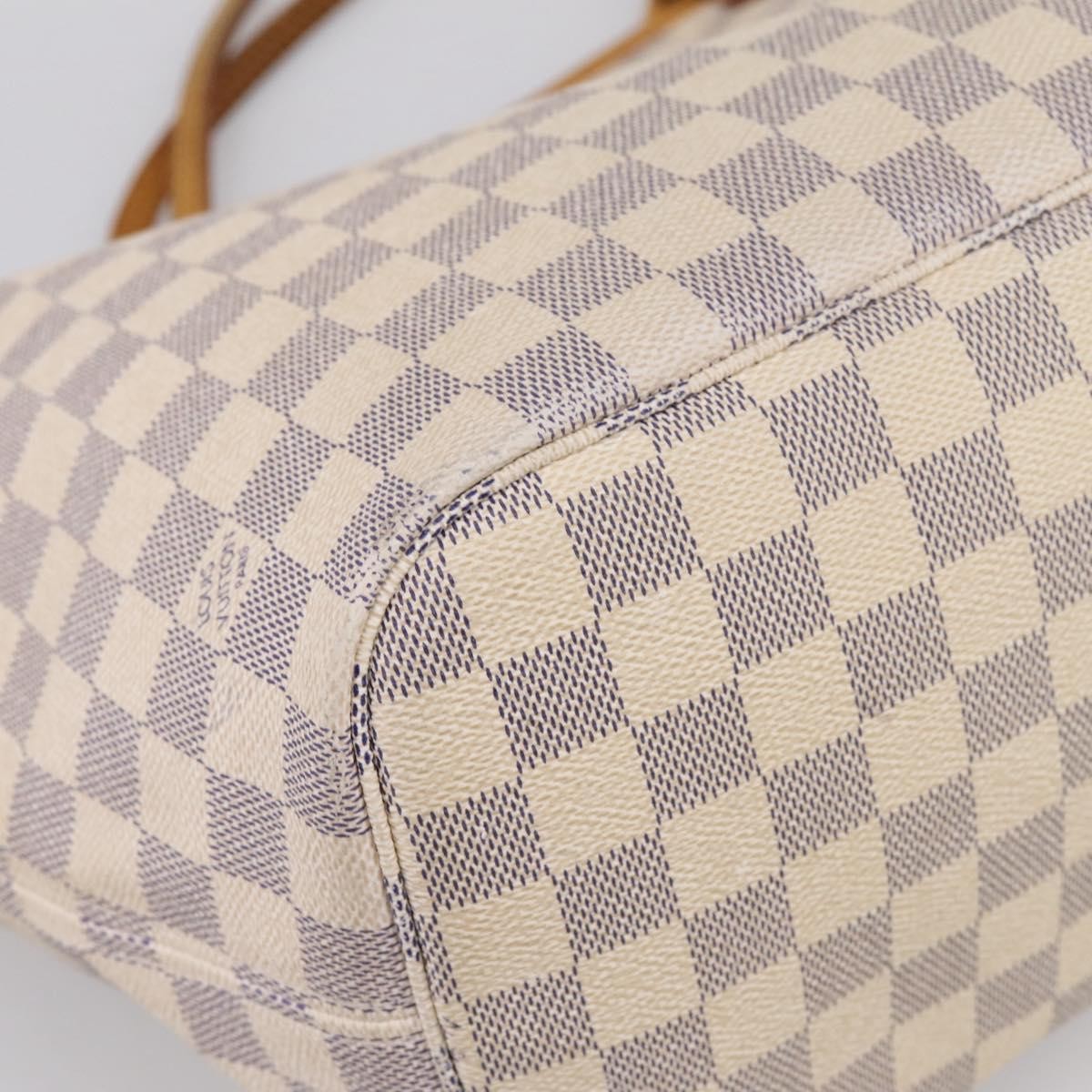 Louis Vuitton Neverfull Damier Beige Canvas Tote Bag Bag (Pre-Owned)