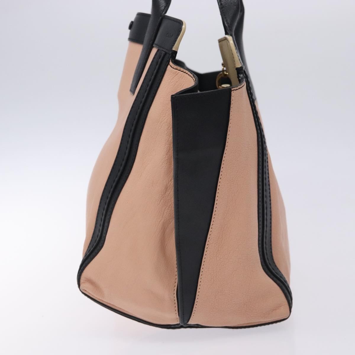 Chloe Alison East West Tote Leather Pink Leather Tote Bag Bag (Pre-Owned)