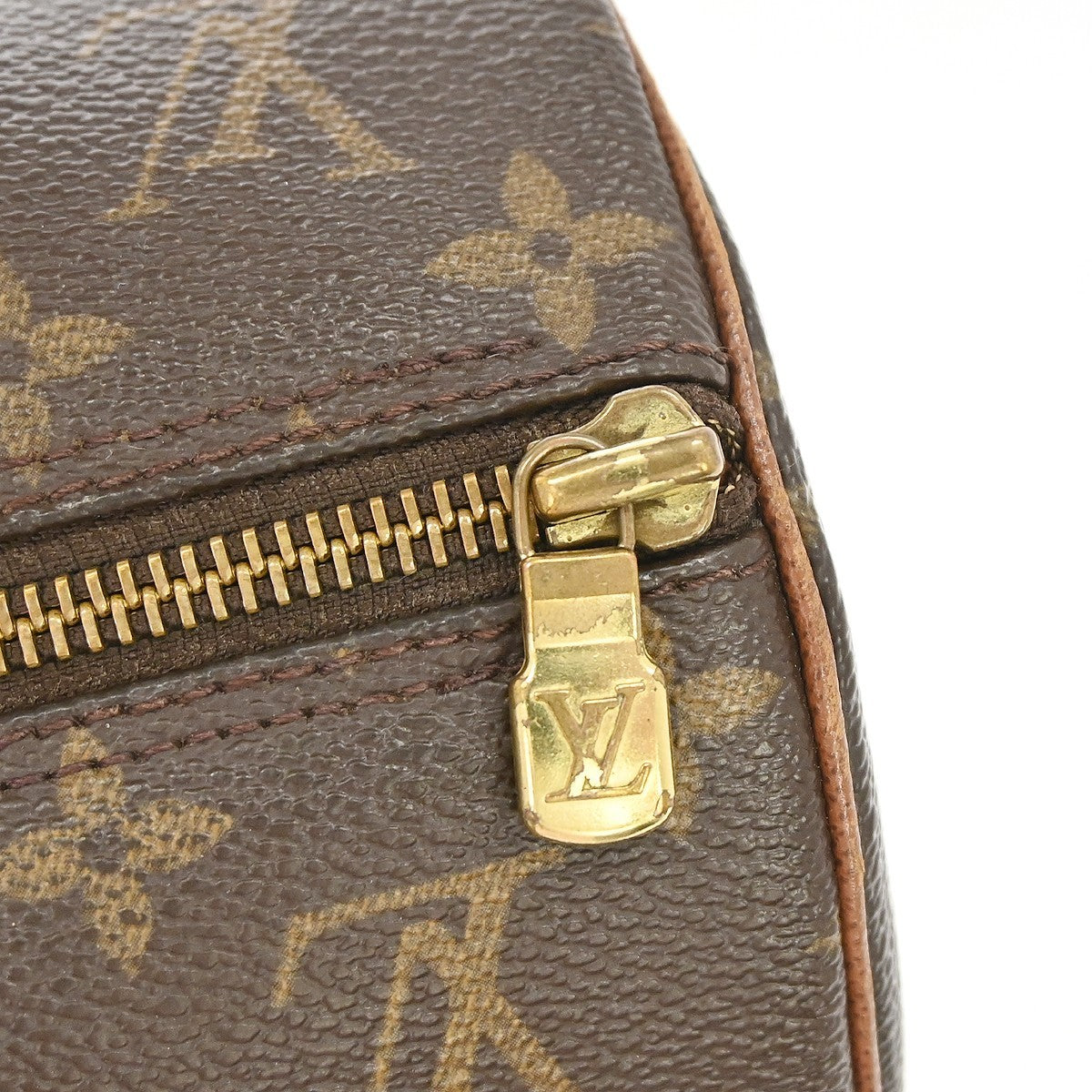 Louis Vuitton Papillon Monogram Canvas Brown Canvas Handbag (Pre-Owned)