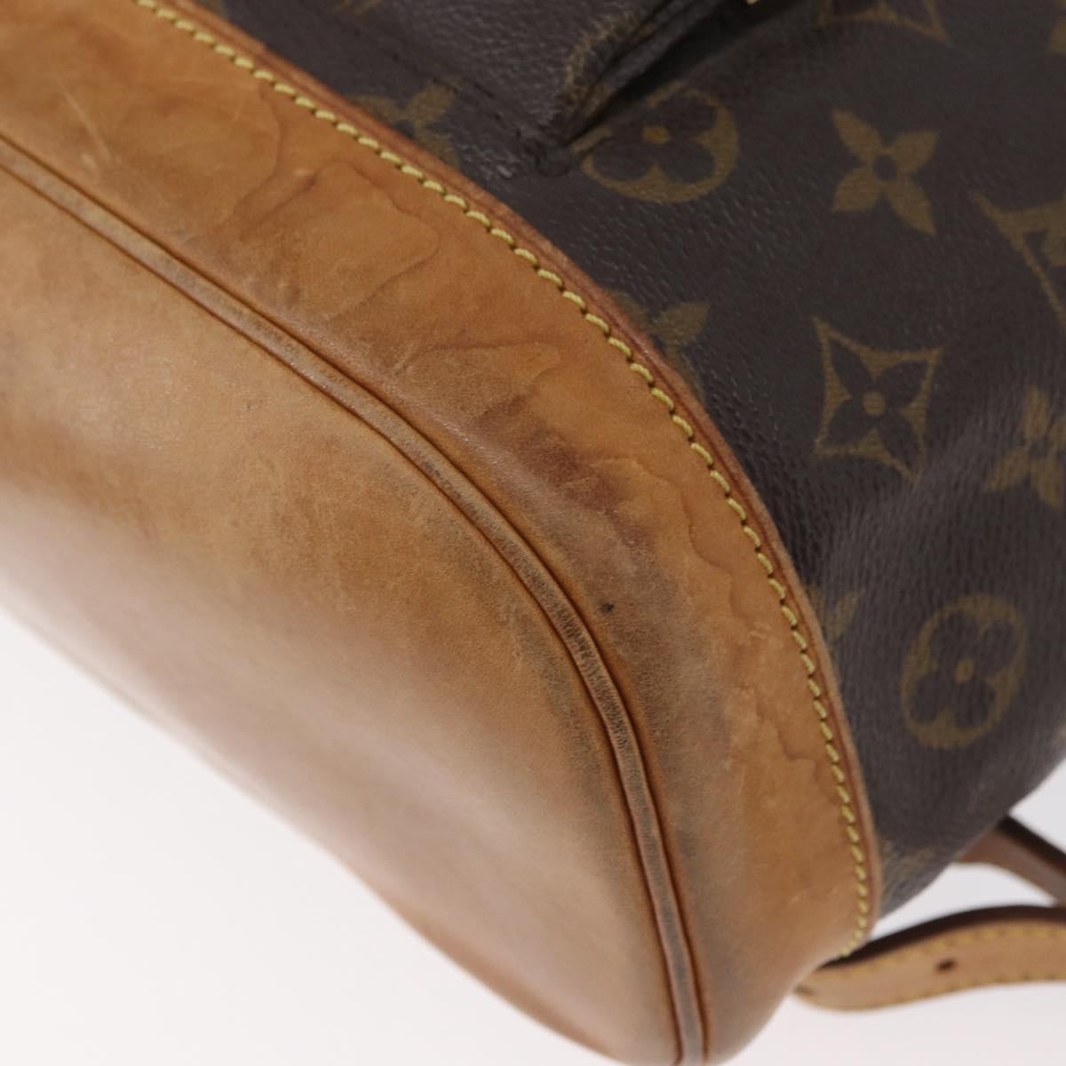 Louis Vuitton Vintage Montsouris Monogram Canvas Brown Canvas Backpack Bag (Pre-Owned)