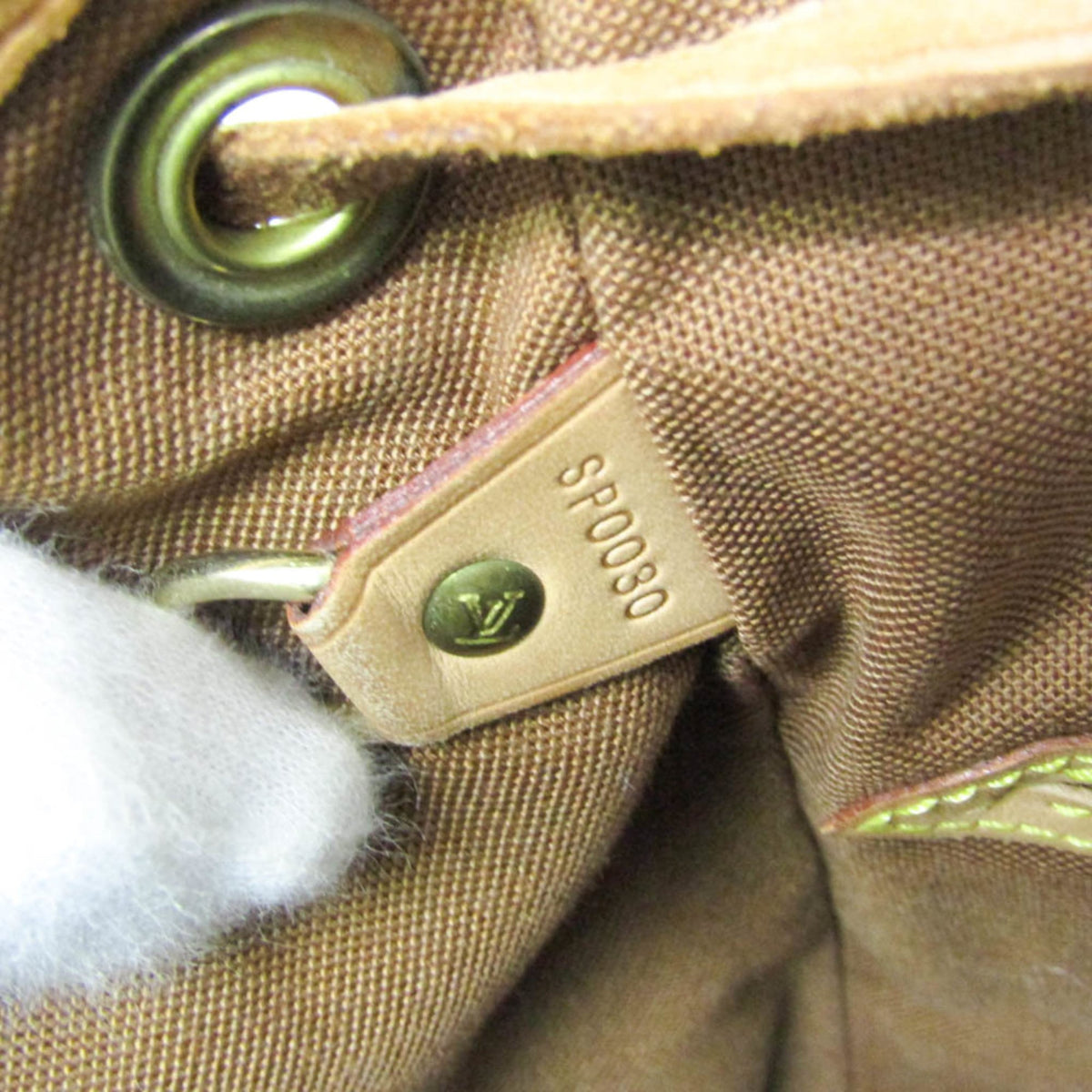 Louis Vuitton Vintage Montsouris Monogram Canvas Brown Canvas Backpack Bag (Pre-Owned)