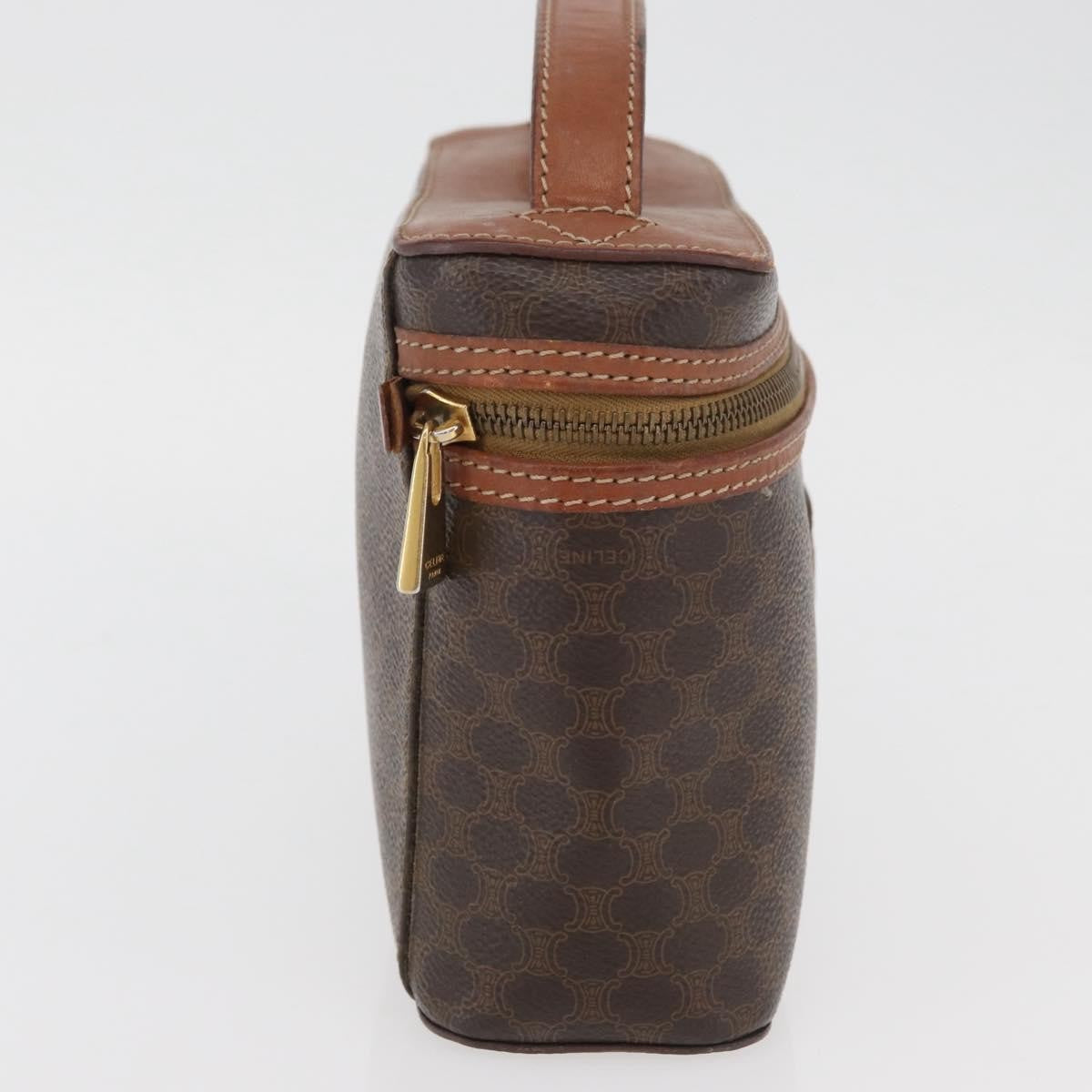 Celine Macadam Vanity Canvas Brown Canvas Clutche & Pouche Bag (Pre-Owned)