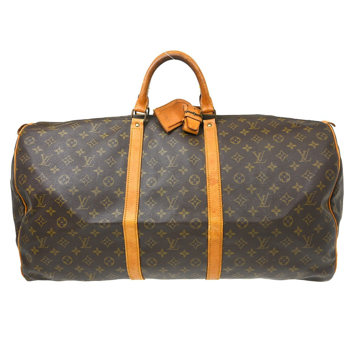 Louis Vuitton Keepall Monogram Canvas Brown Canvas Travel Bag Bag (Pre-Owned)